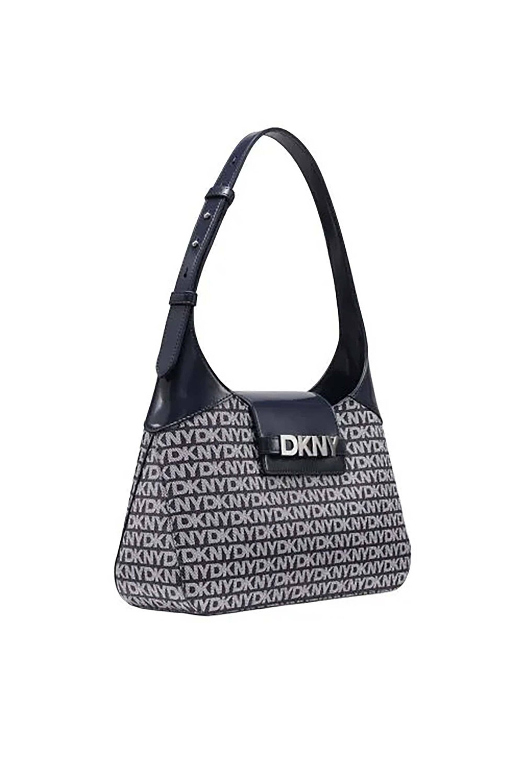 DKNY γυναικεία τσάντα ώμου με all-over logo print 
