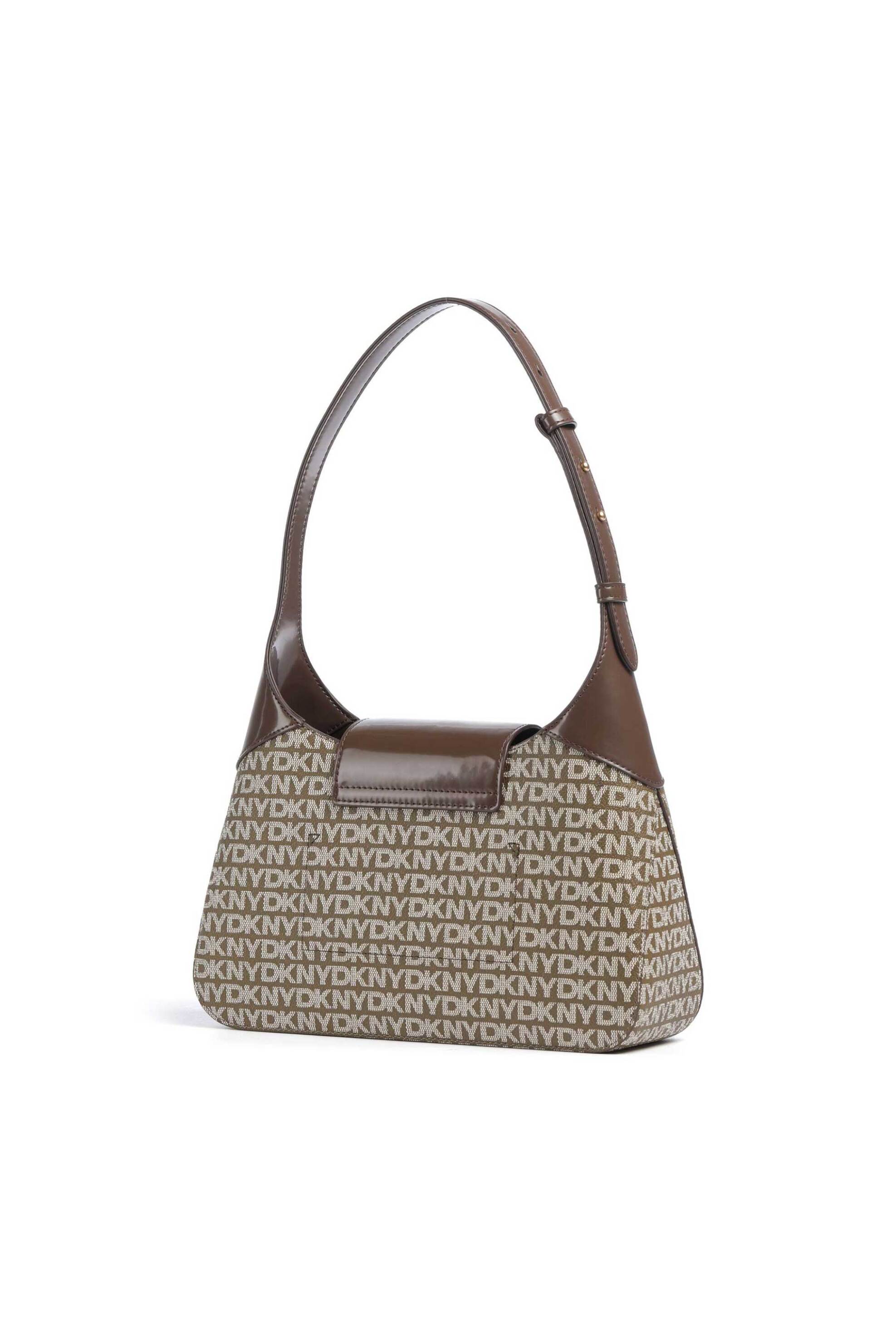 DKNY γυναικεία τσάντα ώμου με all-over logo print 