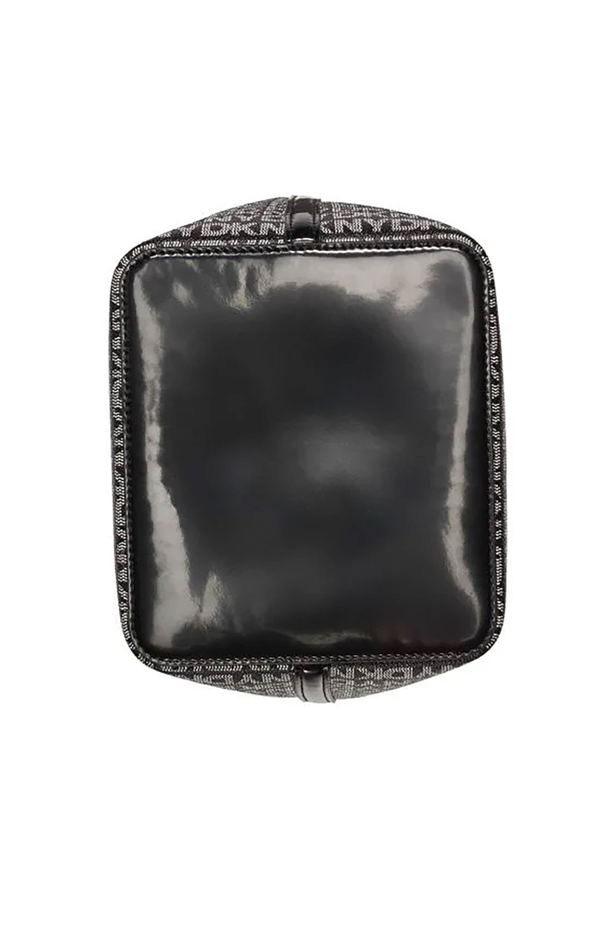 DKNY γυναικεία τσάντα bucket με all-over logo print "Avril" - R52J5J29 Ασπρόμαυρο φωτογραφία