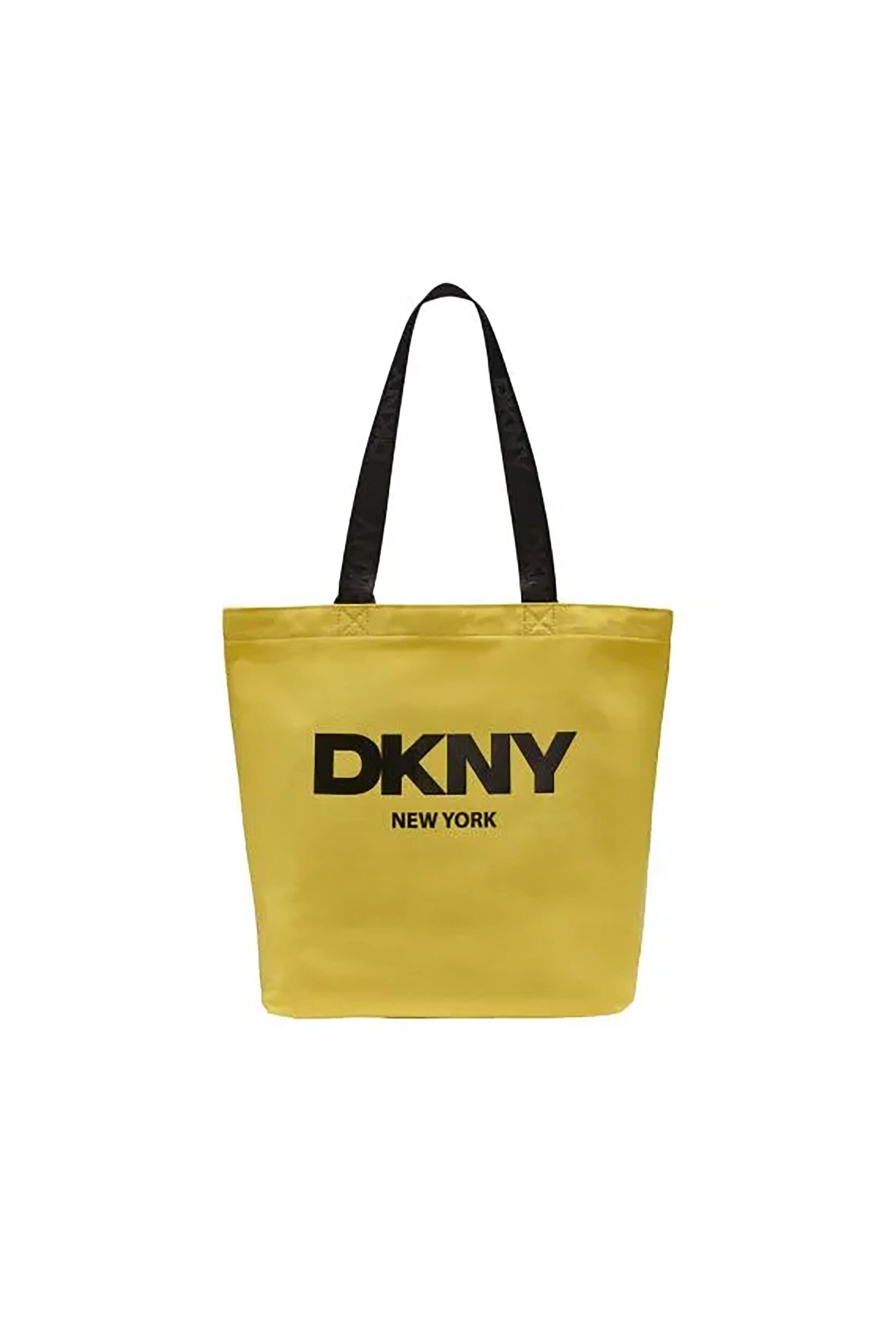DKNY γυναικεία τσάντα tote με logo print "Izzy" - R53AGN37 Κίτρινο
