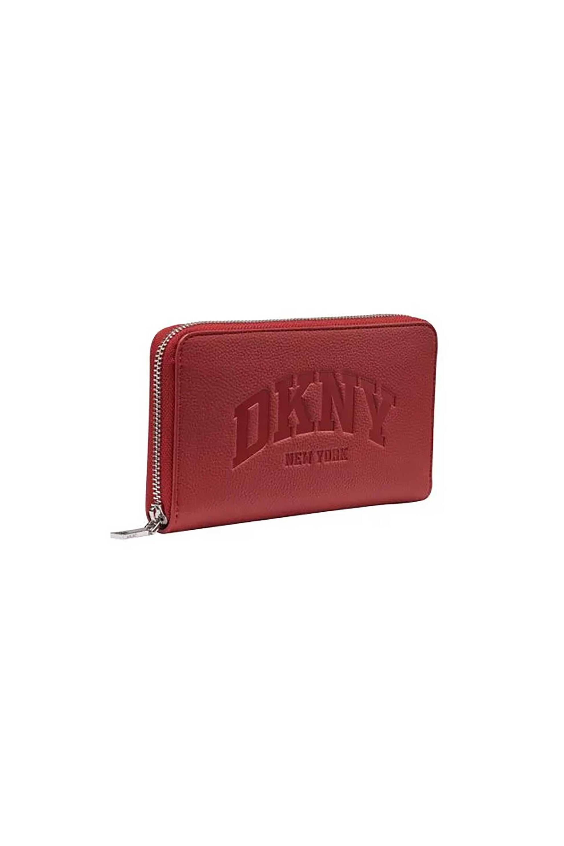 DKNY γυναικείο πορτοφόλι με ανάγλυφο λογότυπο 