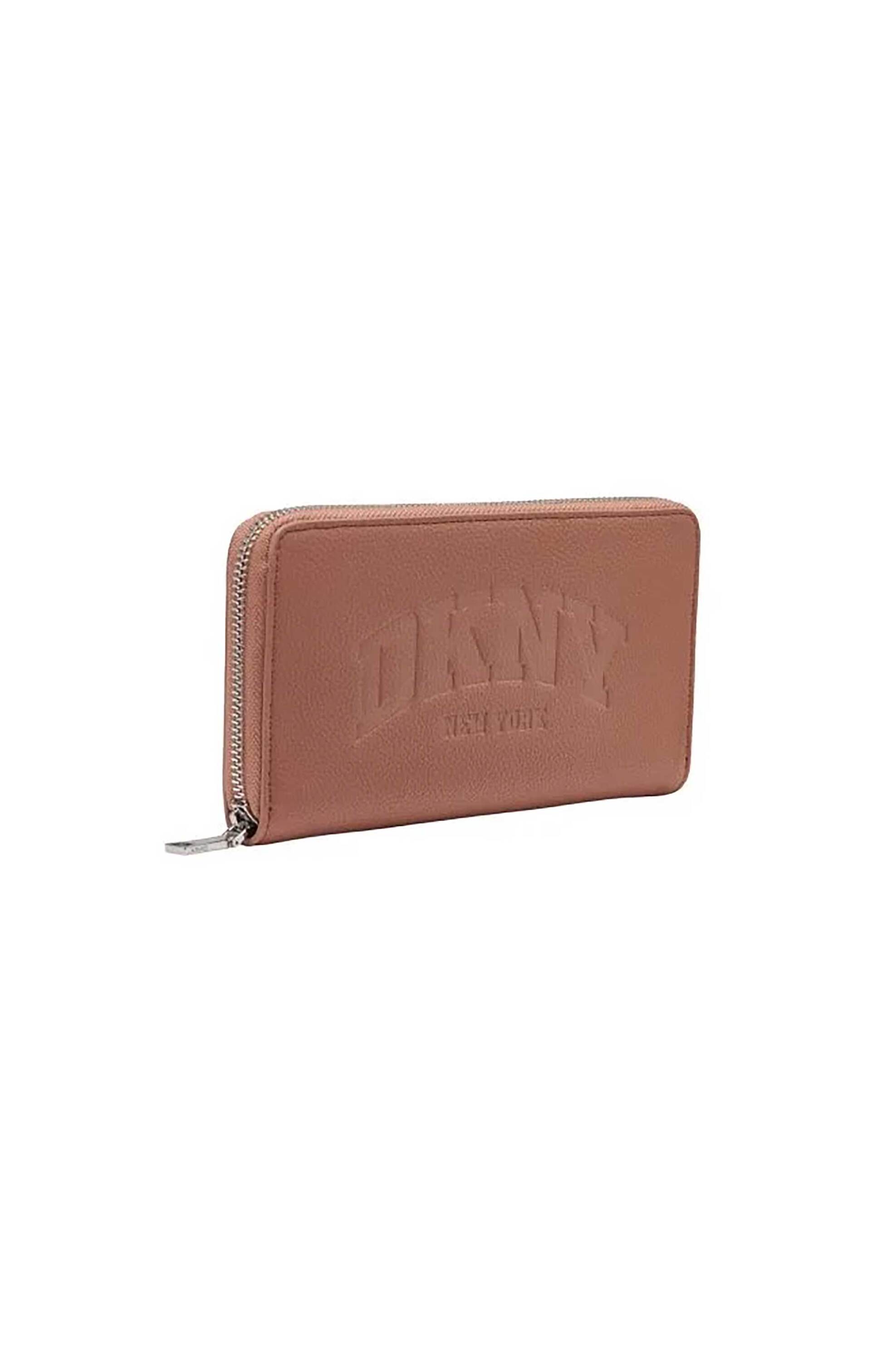 DKNY γυναικείο πορτοφόλι με ανάγλυφο λογότυπο 