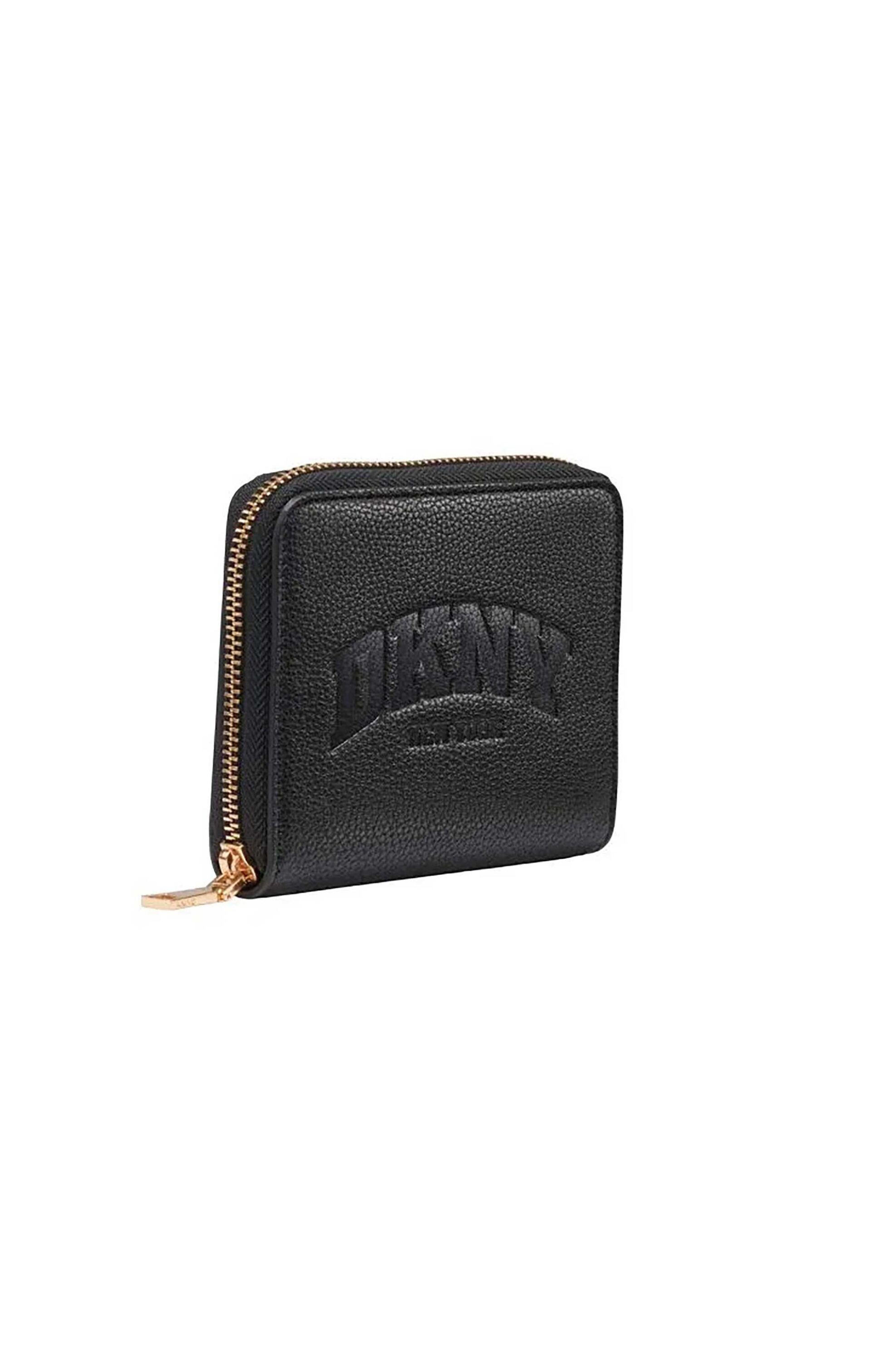 DKNY γυναικείο πορτοφόλι με ανάγλυφο λογότυπο 