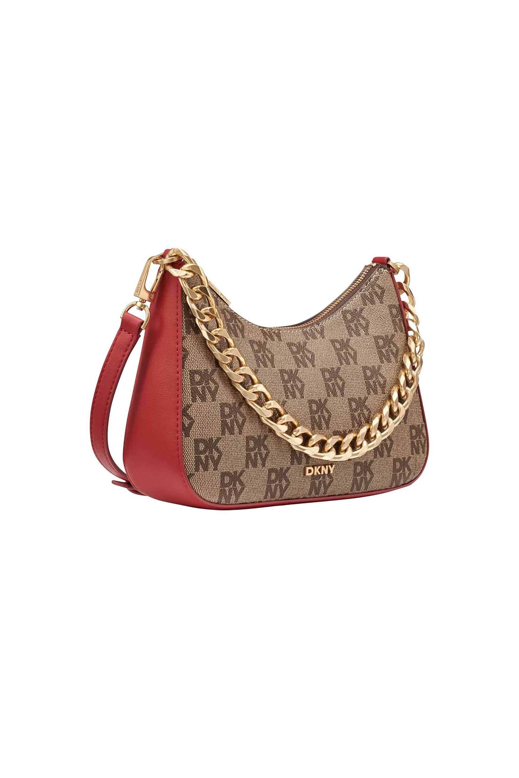DKNY γυναικεία τσάντα crossbody με all-over logo print 