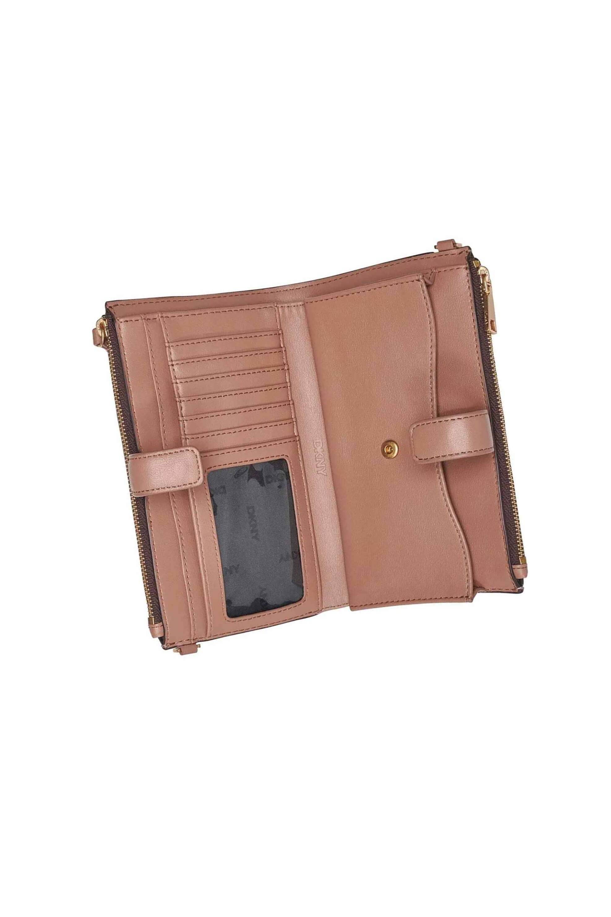 Dkny Γυναικείο Τσαντάκι Clutch Alanna - R5456N80 Καφέ