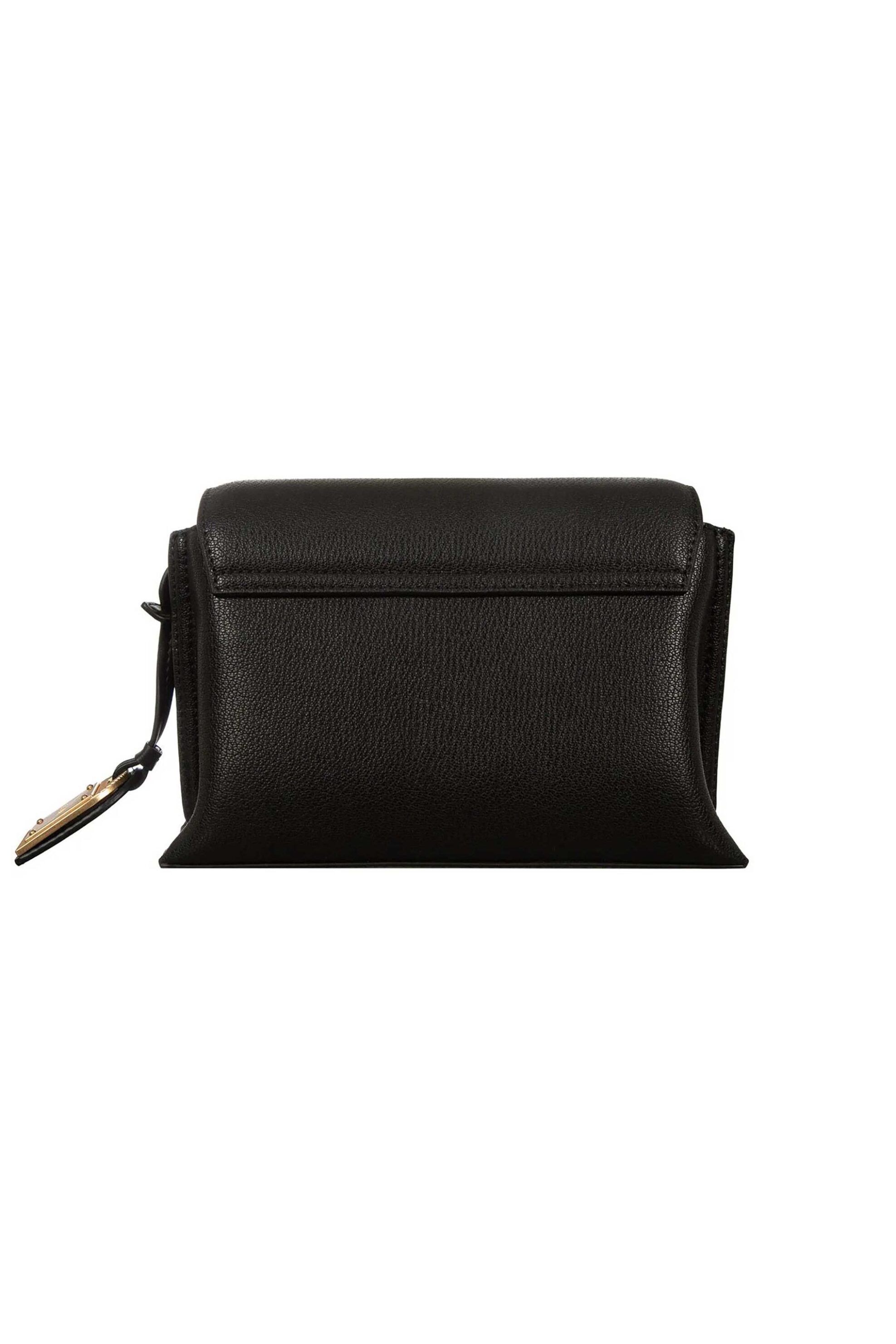 Dkny Γυναικεία Δερμάτινη Τσάντα Crossbody Alya - R533Cm01 Μαύρο