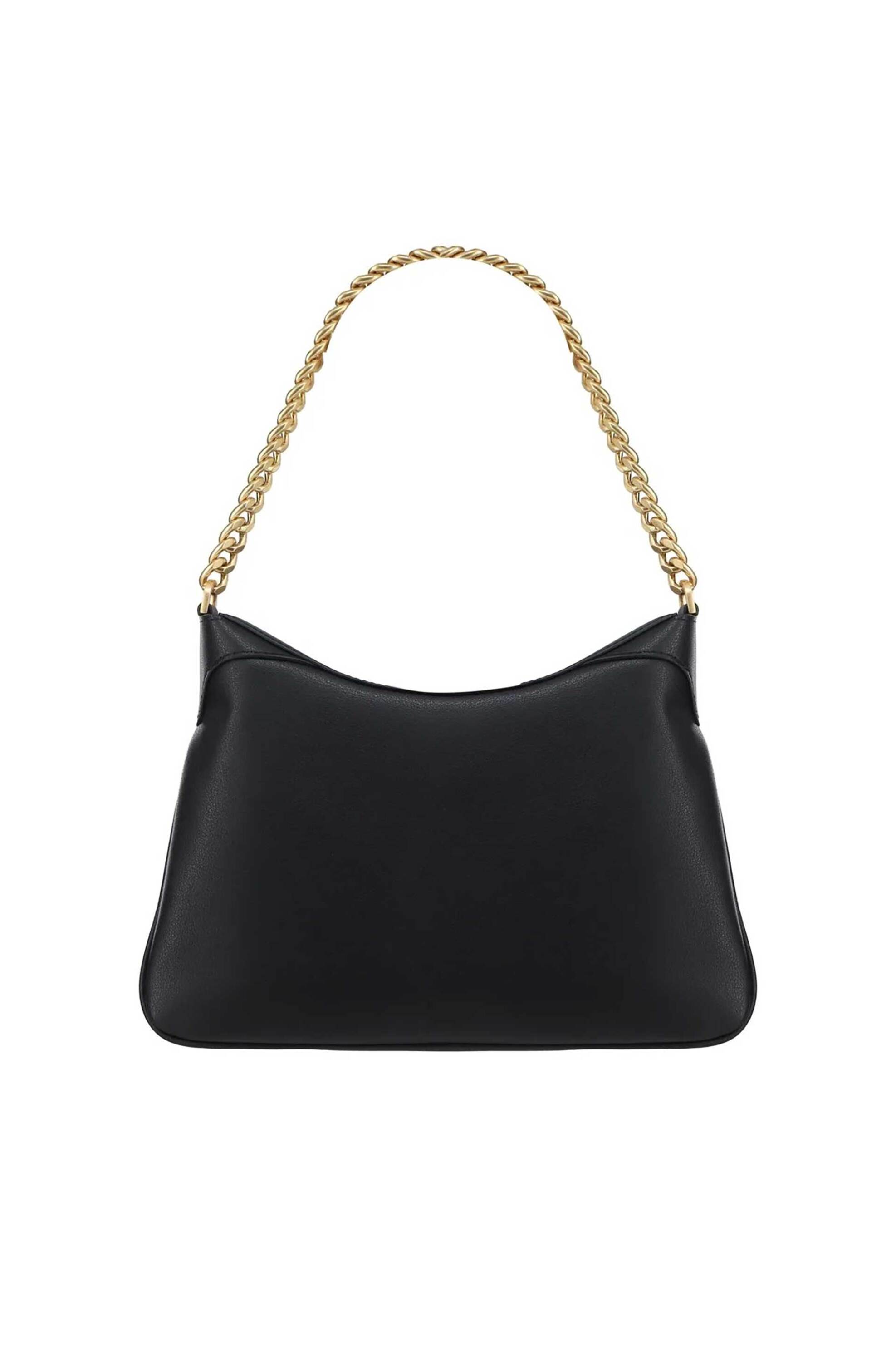 Dkny Γυναικεία Δερμάτινη Τσάντα Crossbody Gladys - R61E1P56 Μαύρο