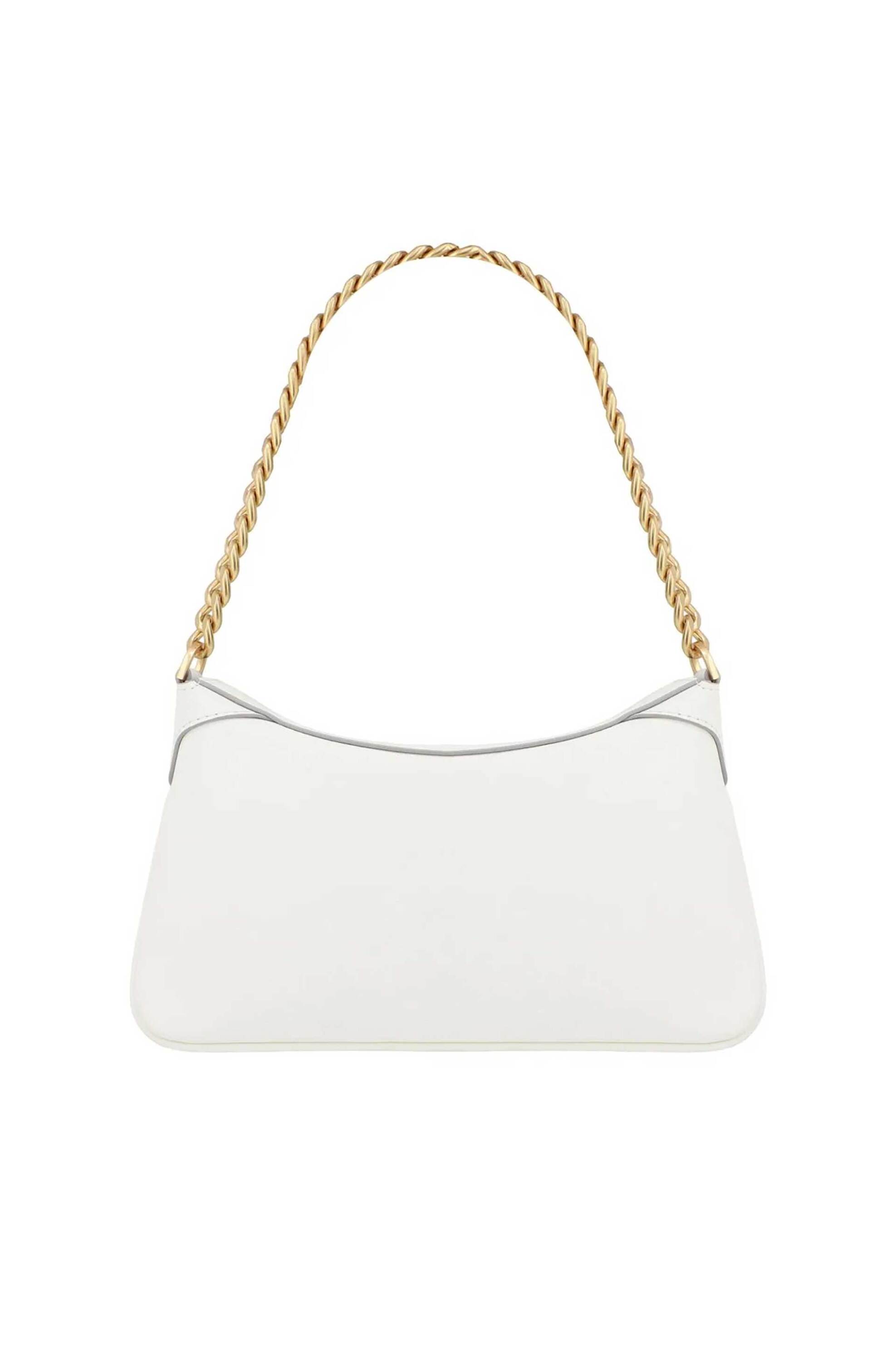 Dkny Γυναικεία Δερμάτινη Τσάντα Crossbody Gladys - R61E1P57 Εκρού