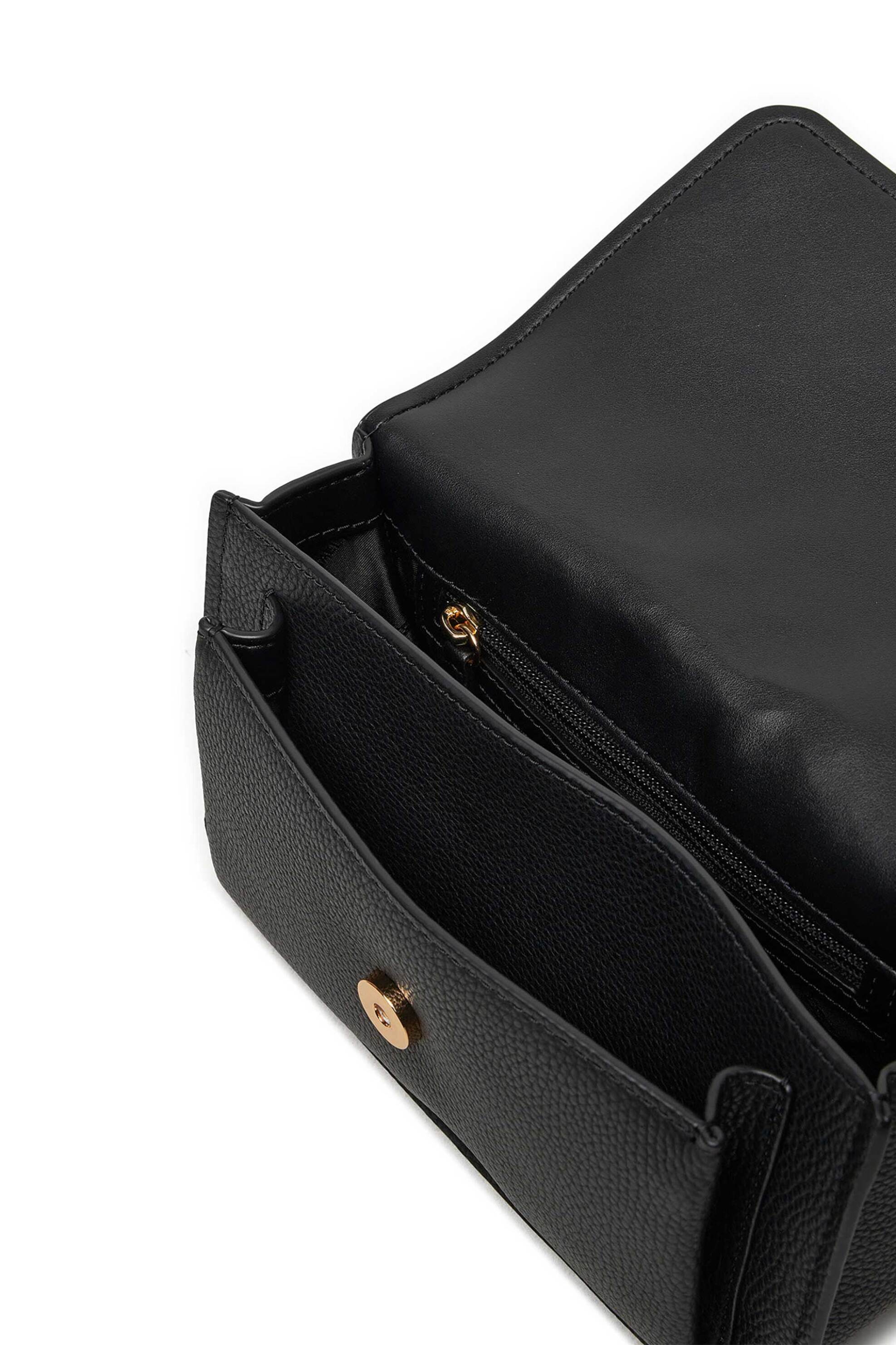 Michael Kors Γυναικεία Δερμάτινη Τσάντα Crossbody Claire Large - 30T4Gc7L3T Μαύρο