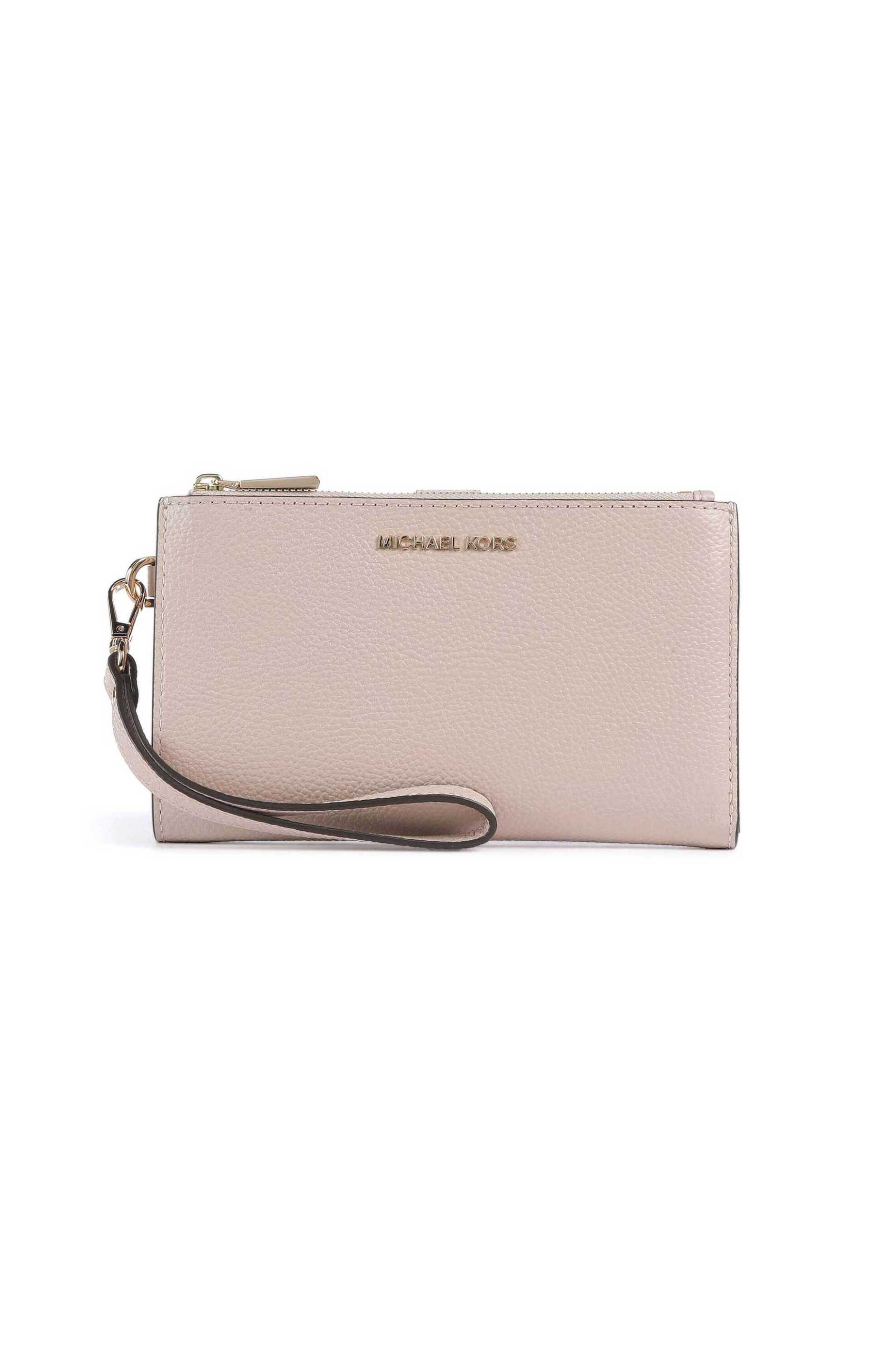 Michael Kors γυναικείο δερμάτινο πορτοφόλι "Jet Set" - 32T7GAFW4L Nude