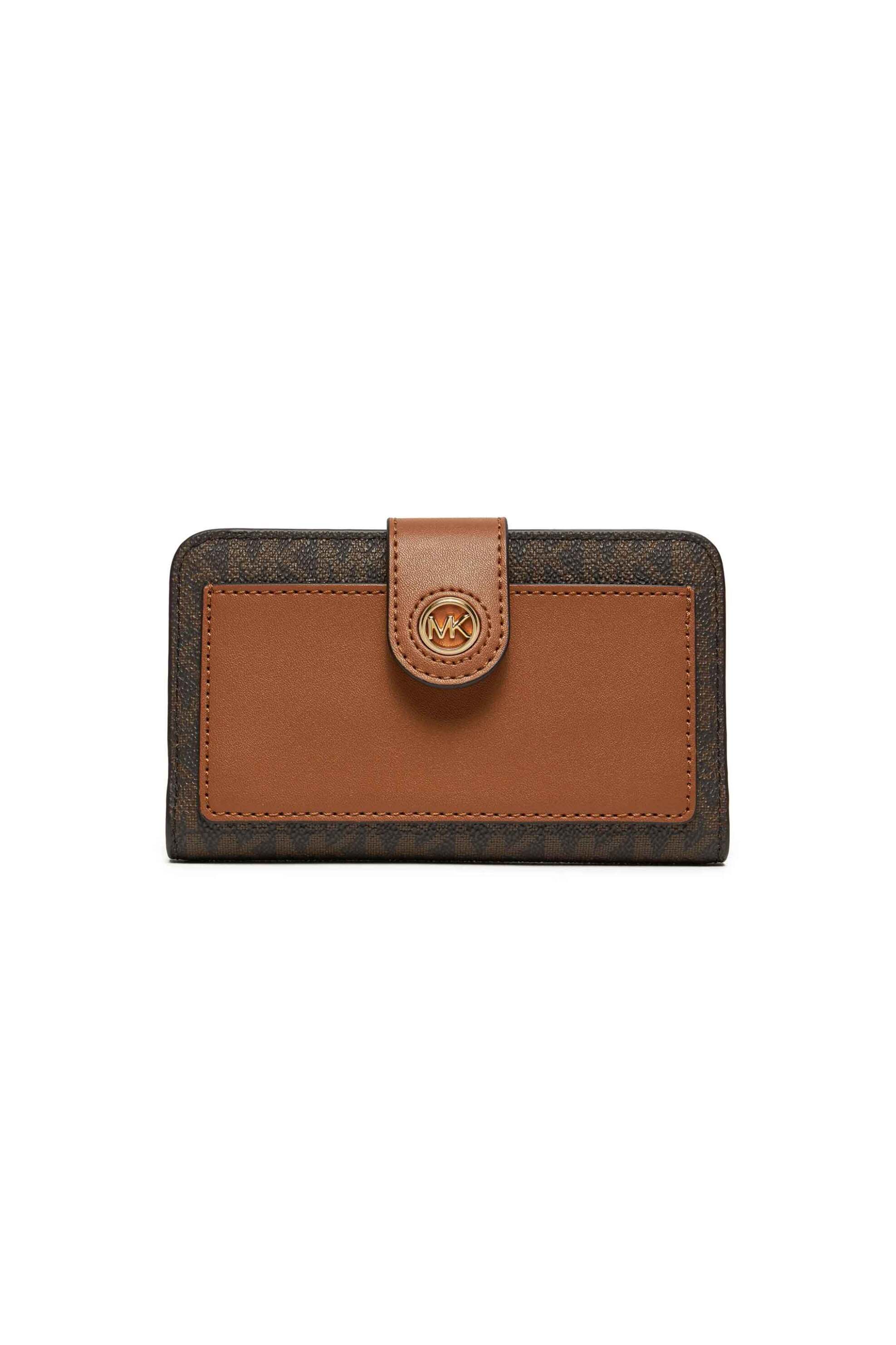  Michael Kors γυναικείο πορτοφόλι με all-over monogram - 32S4G0KF6B Καφέ 2025