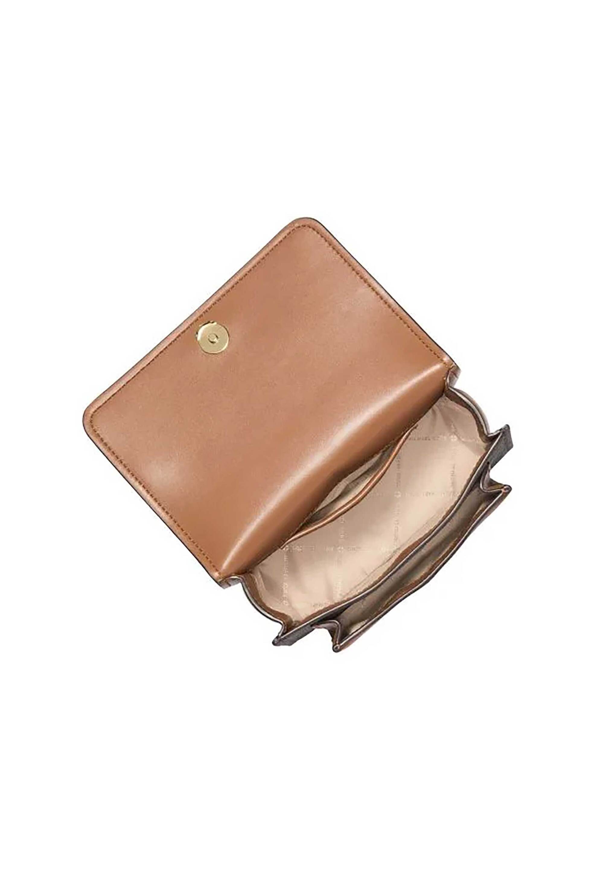 Michael Kors γυναικεία τσάντα crossbody/ώμου με all-over monogram και μεταλλικό λογότυπο 