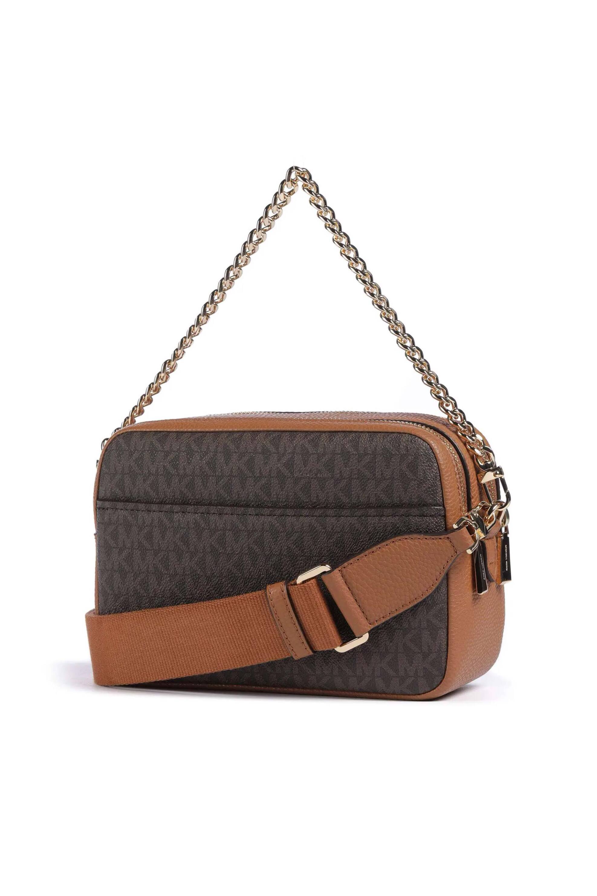 Michael Kors γυναικεία τσάντα crossbody με all-over monogram και μεταλλικό λογότυπο 
