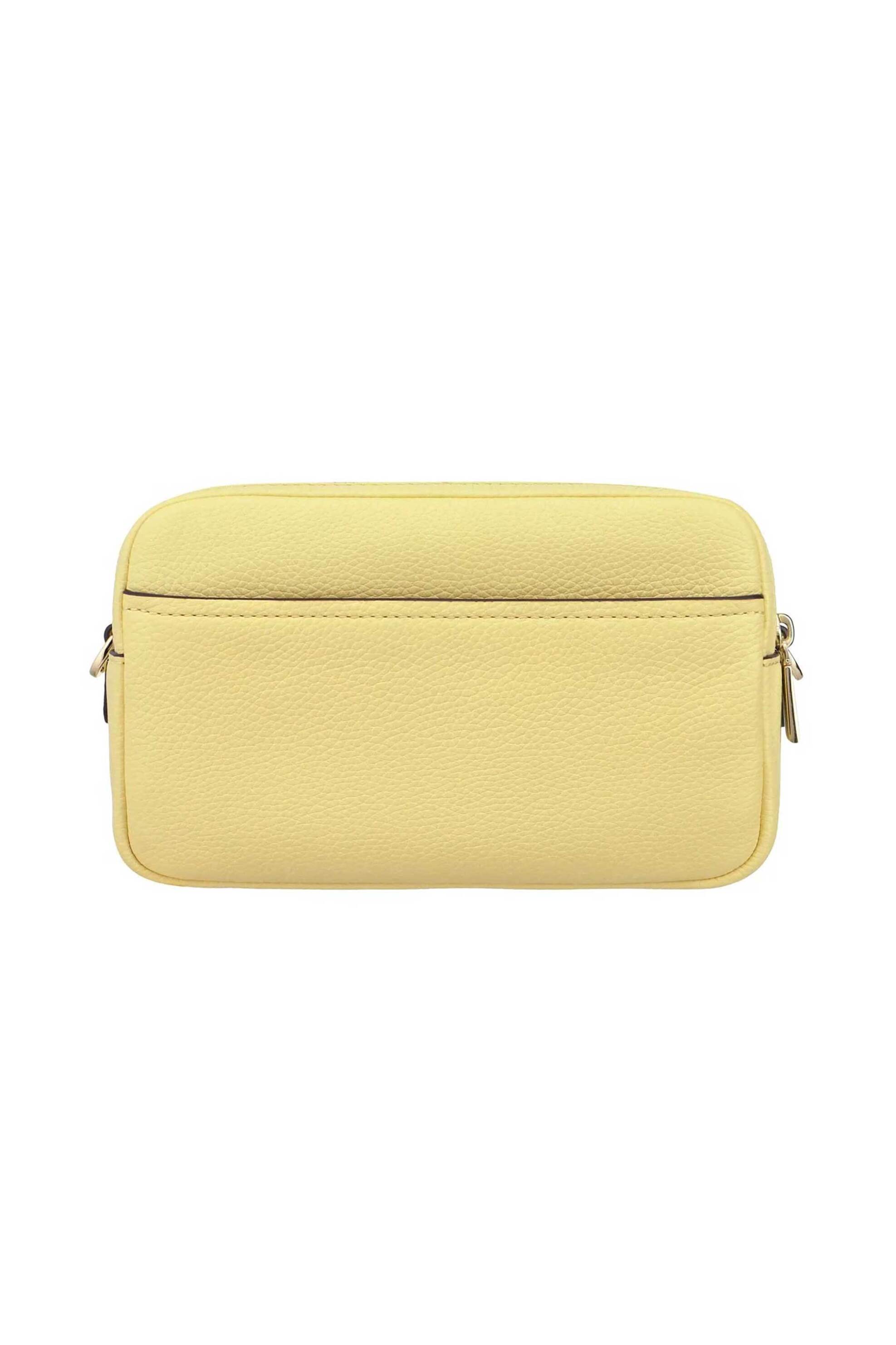 MICHAEL KORS Michael Kors γυναικεία δερμάτινη τσάντα crossbody "Bryant Medium" - 32S5GYTC5L Κίτρινο Ανοιχτό - 4