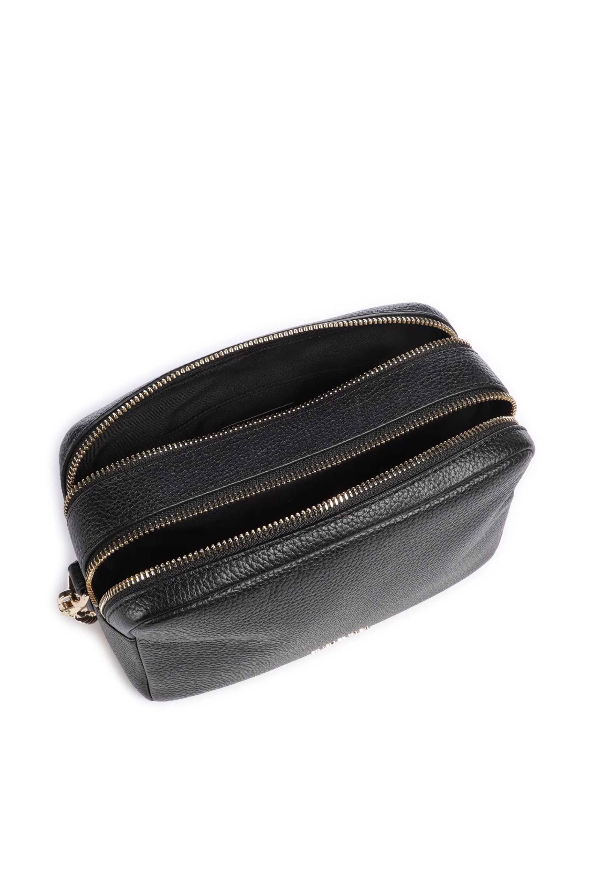 Michael Kors Γυναικεία Δερμάτινη Τσάντα Crossbody Bryant Medium - 32S5Gytc5L Μαύρο