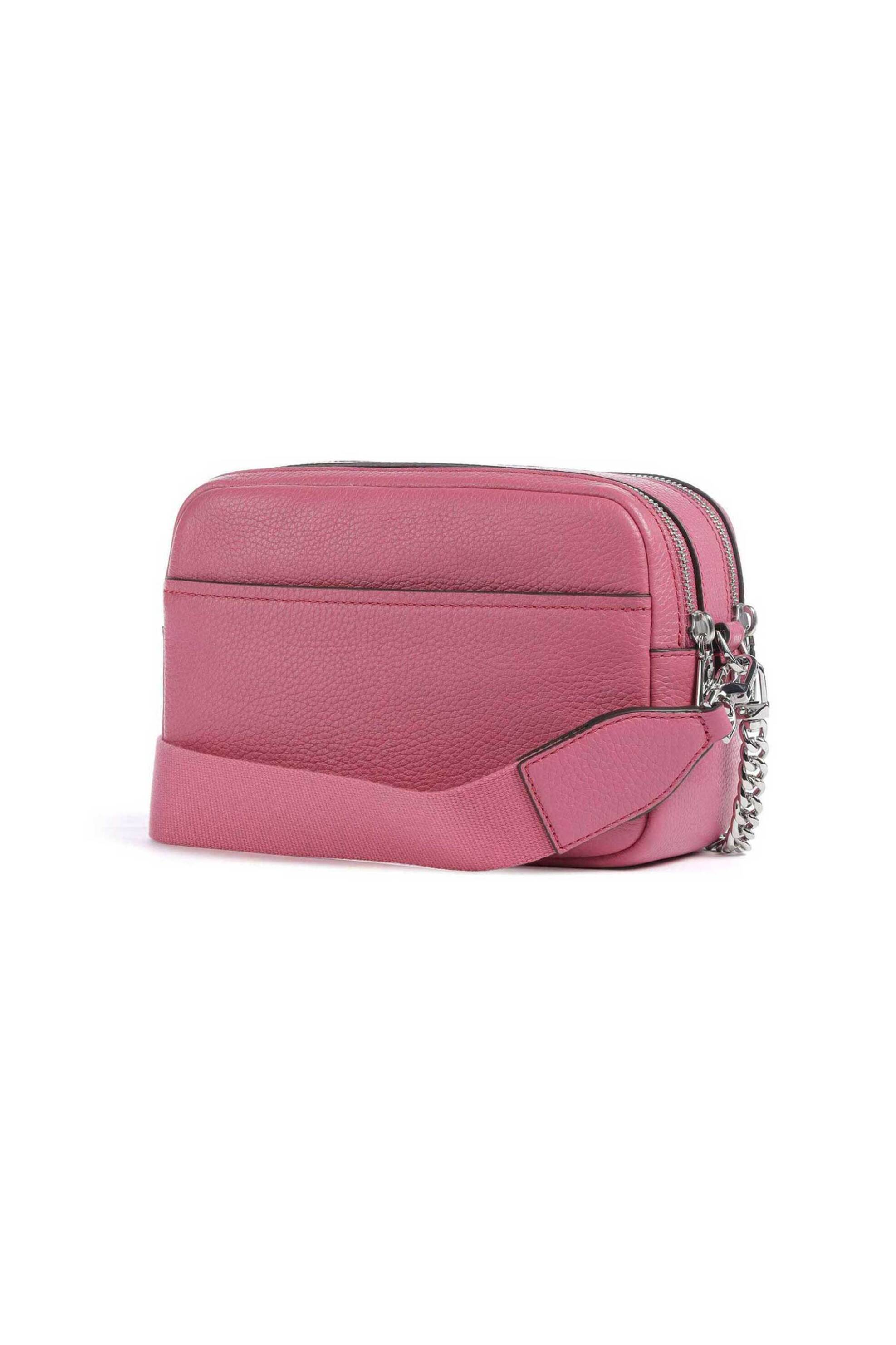 MICHAEL KORS Michael Kors γυναικεία δερμάτινη τσάντα crossbody "Bryant Medium" - 32S5SYTC5L Ροζ - 2