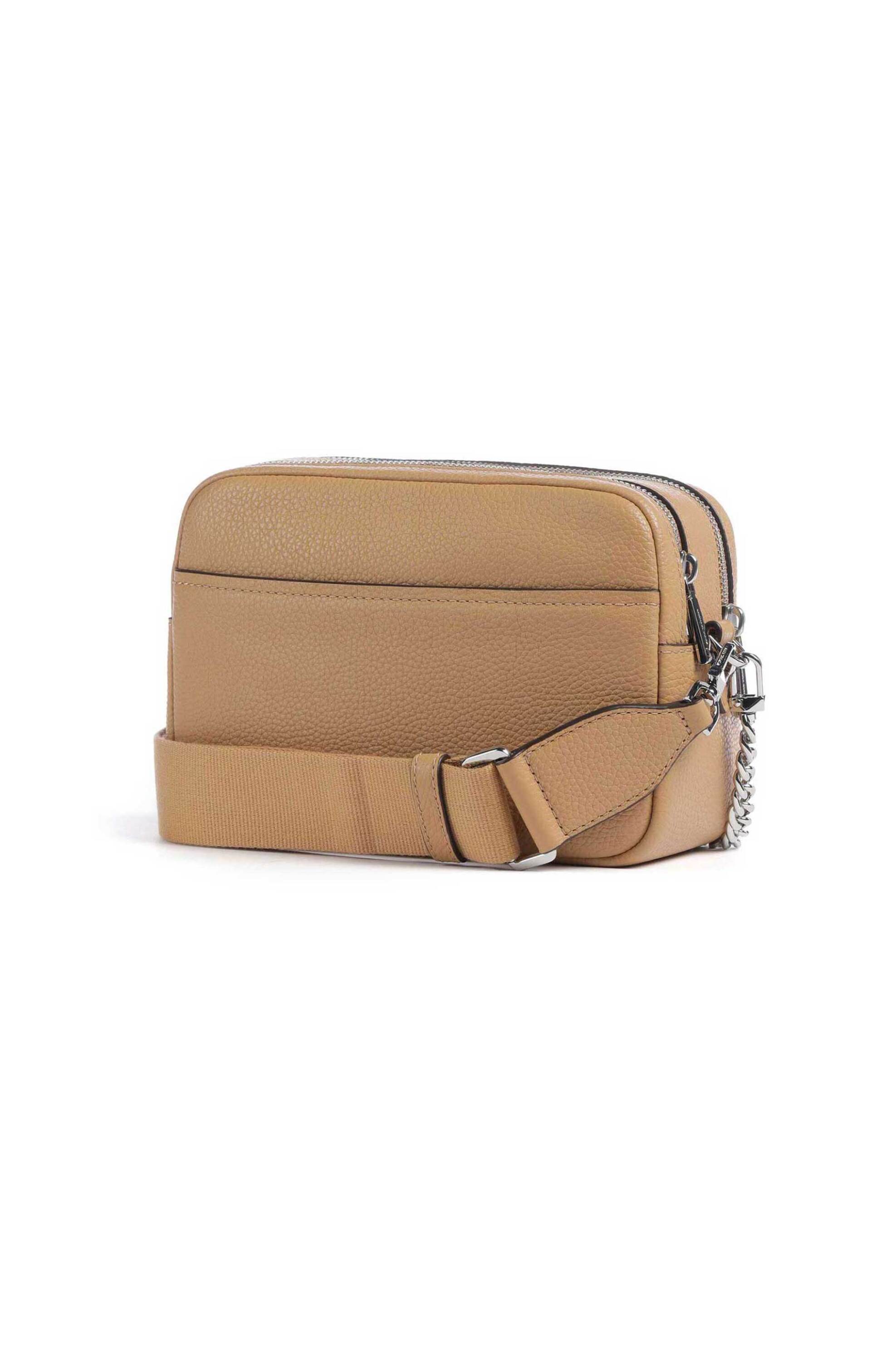 MICHAEL KORS Michael Kors γυναικεία δερμάτινη τσάντα crossbody "Bryant Medium" - 32S5SYTC5L Καμηλό - 2