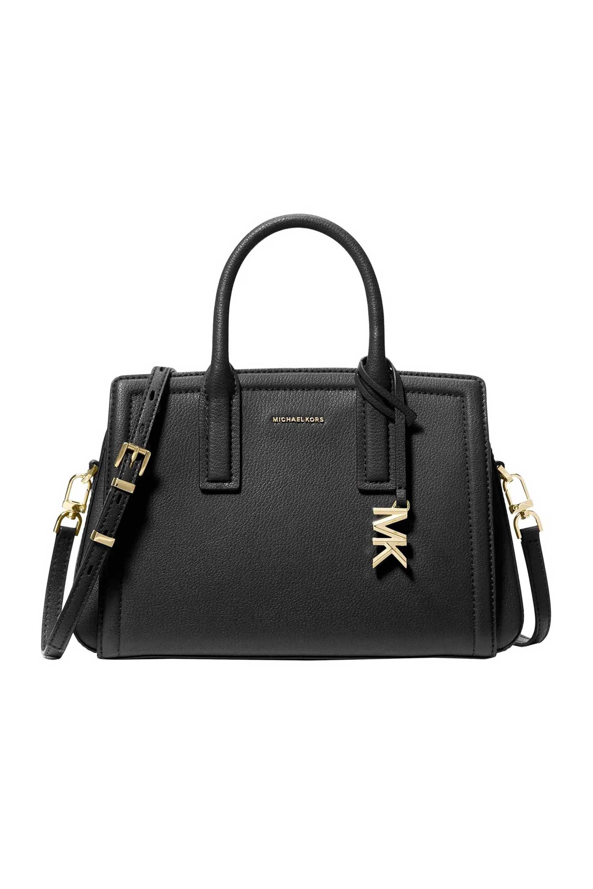 Michael Kors γυναικεία τσάντα χειρός με μεταλλικό λογότυπο "Laila" - 30S5G9IS1L Μαύρο