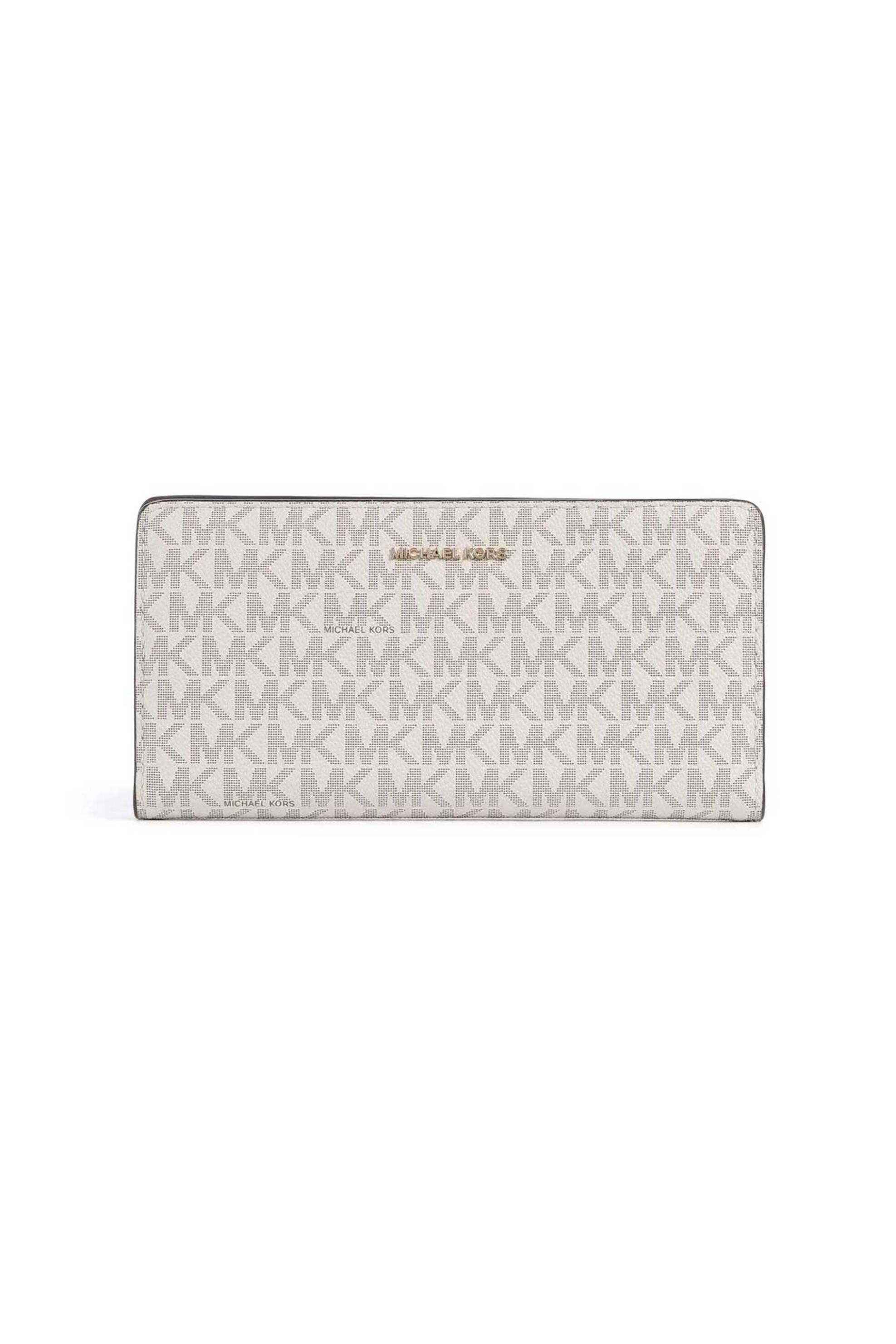 Michael Kors γυναικείο πορτοφόλι με all-over monogram "Bryant Large" - 32S5GYTP3B Εκρού