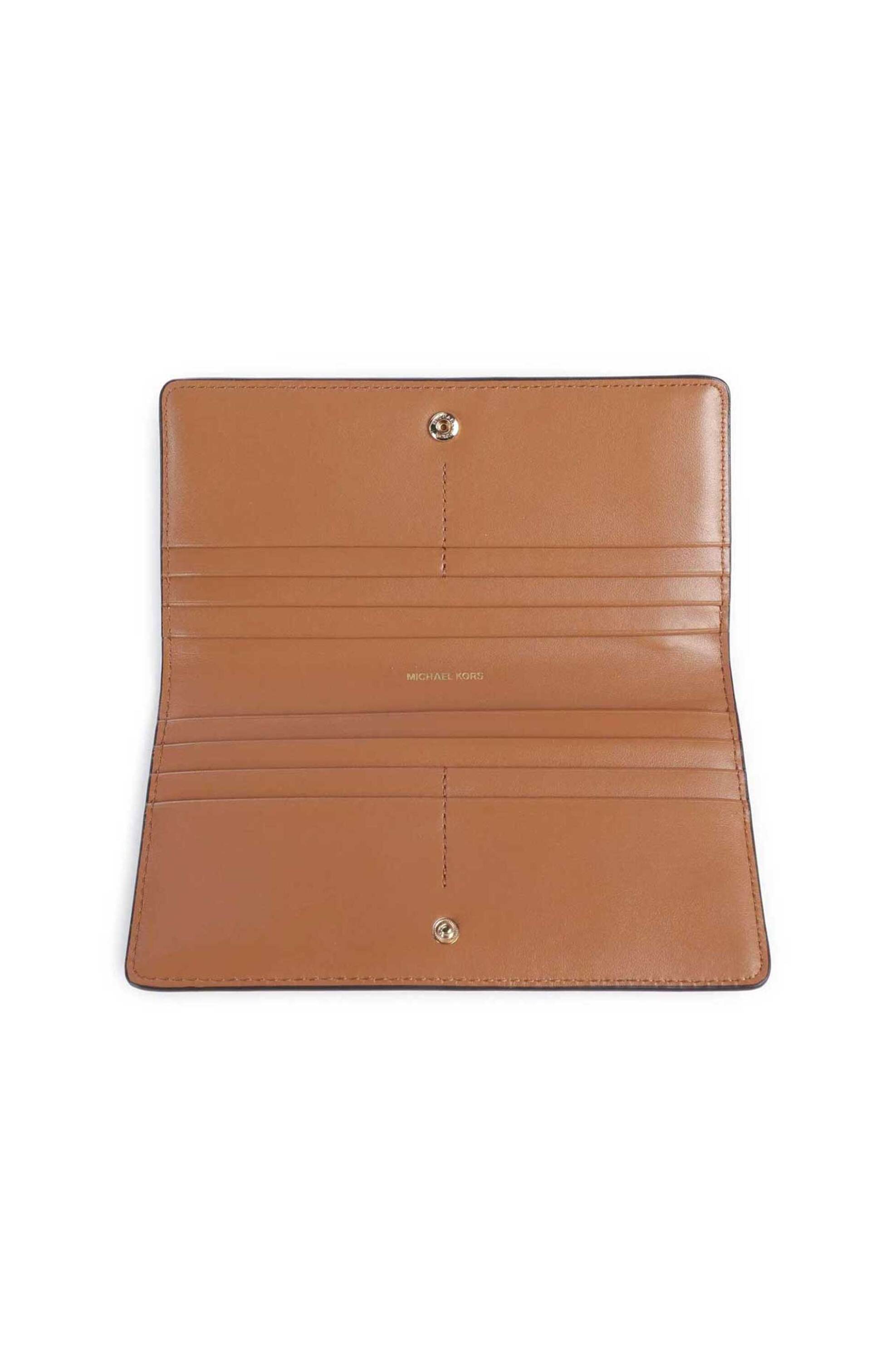 Michael Kors Γυναικείο Πορτοφόλι με All-Over Monogram Bryant Large - 32S5Gytp3B Εκρού