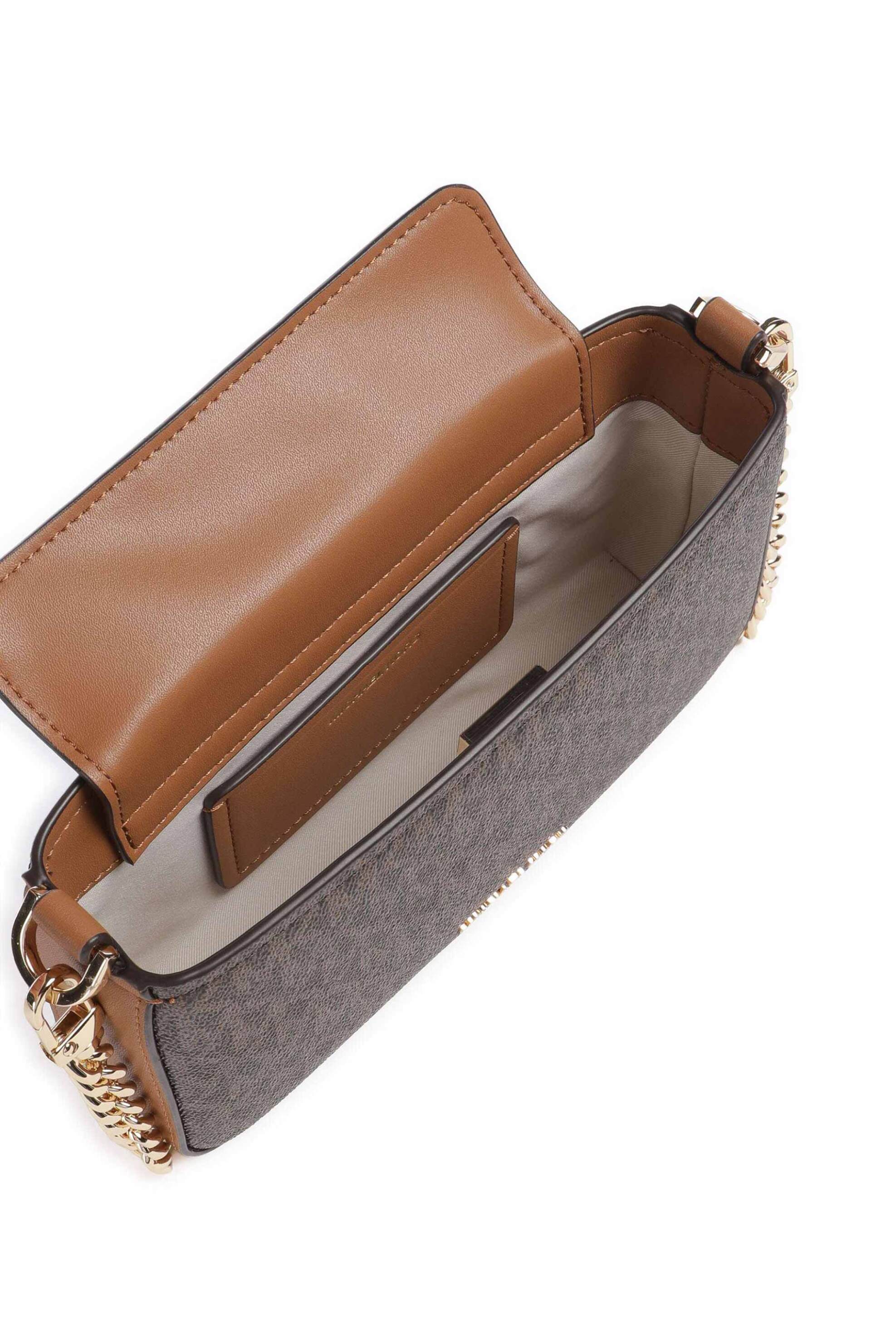 Michael Kors Γυναικεία Τσάντα Crossbody Bryant Small - 32S5Gytu0B Καφέ