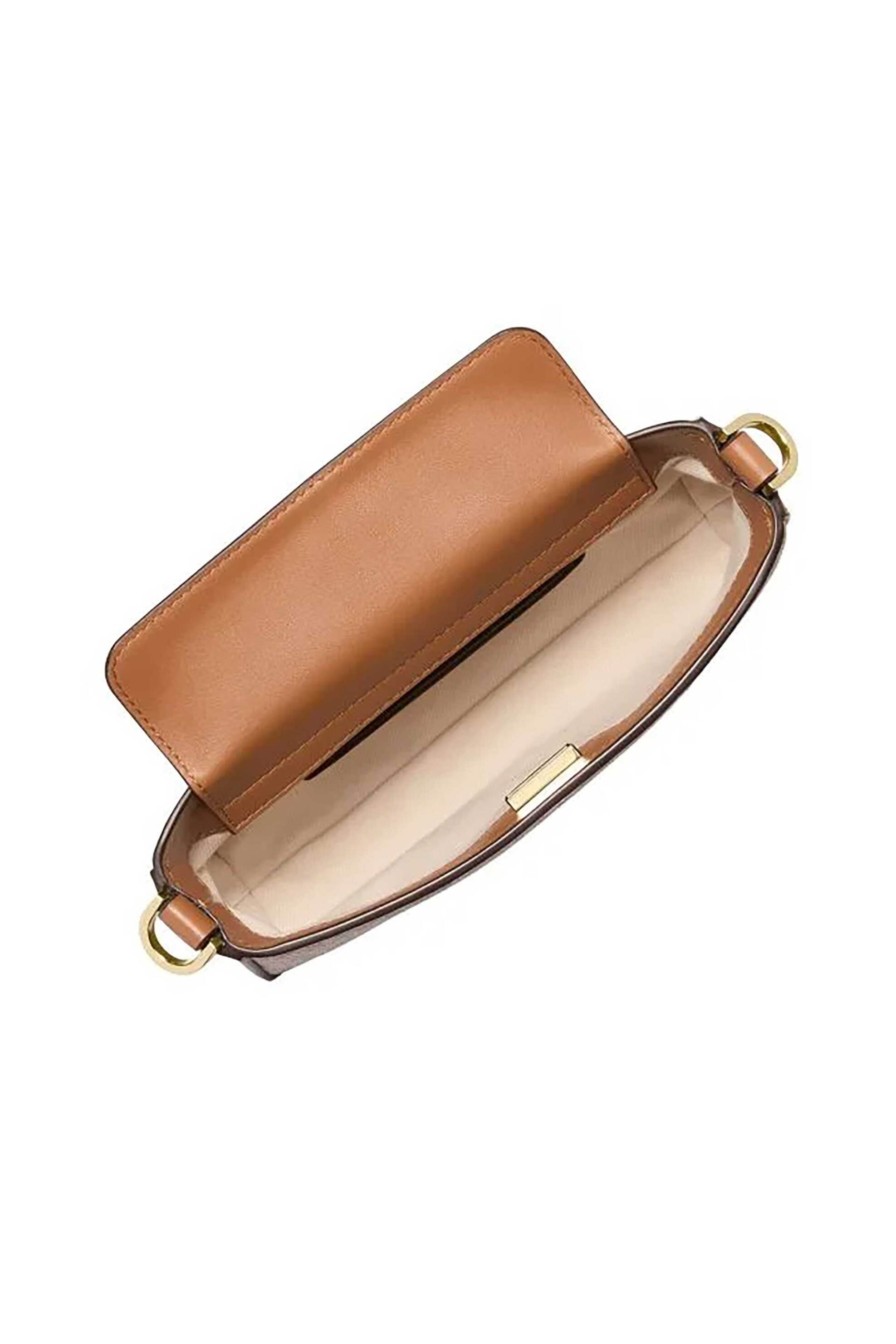 Michael Kors γυναικεία τσάντα crossbody με all-over monogram και μεταλλικό λογότυπο 