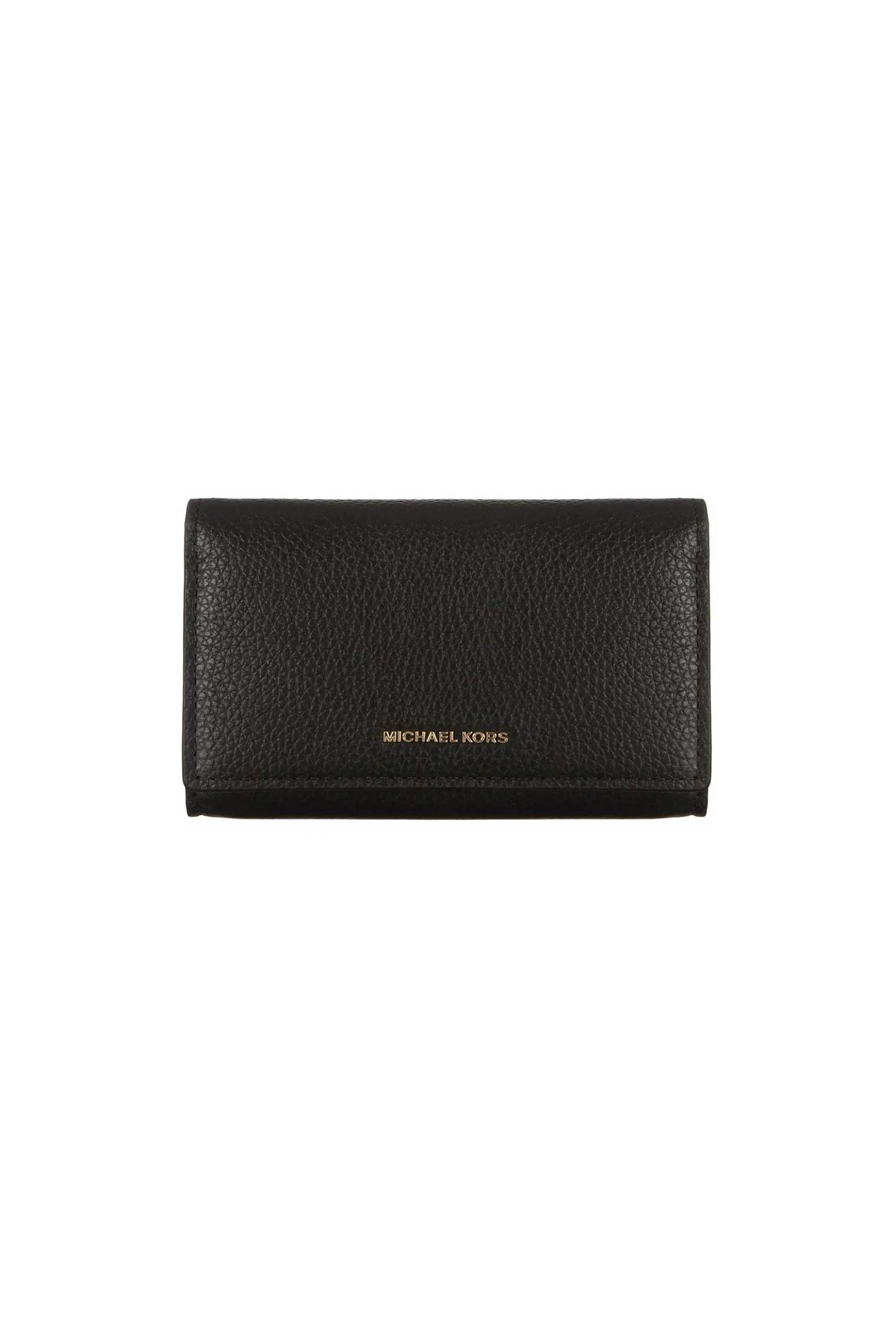 Michael Kors γυναικείο δερμάτινο πορτοφόλι με μεταλλικό λογότυπο 