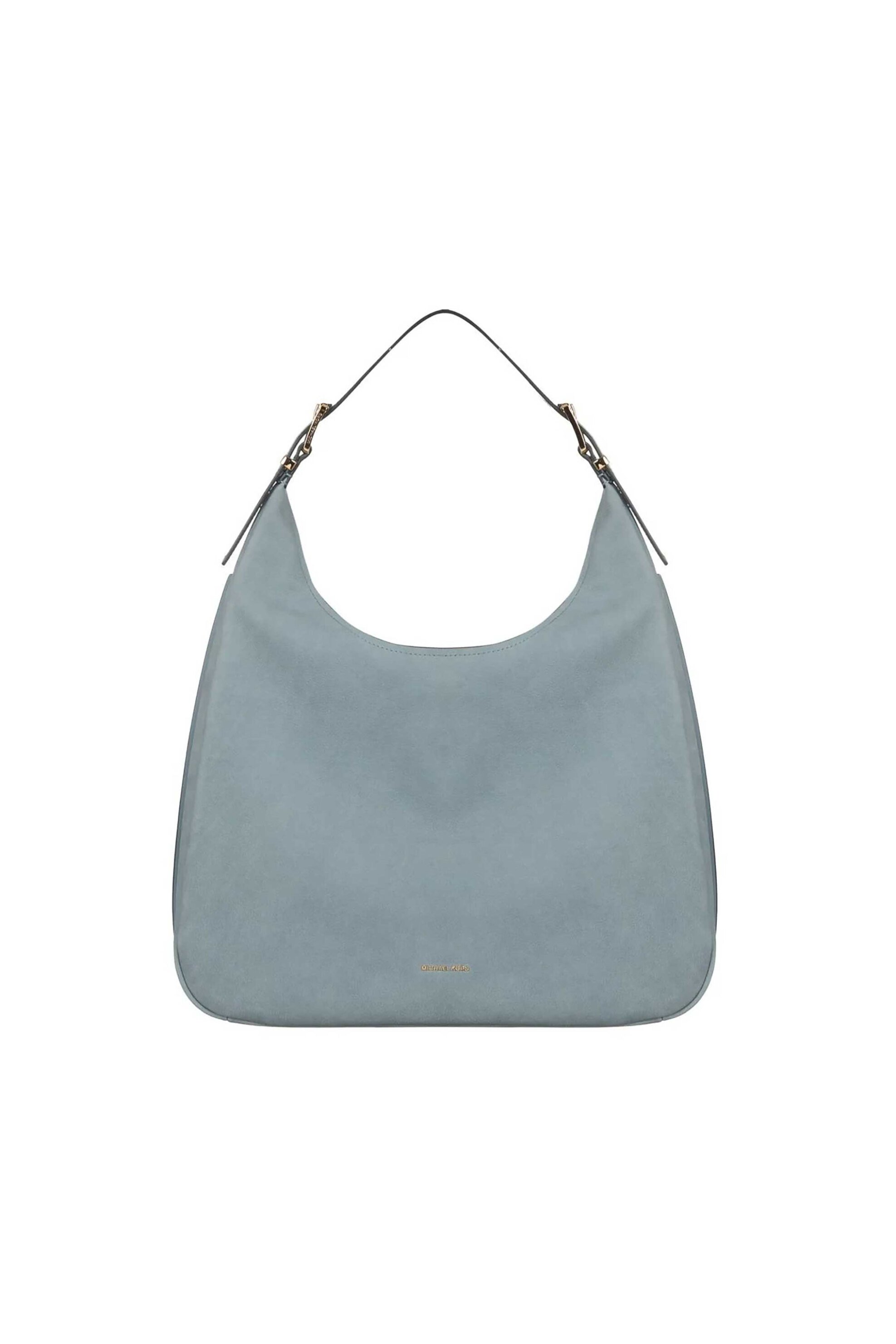 Michael Kors γυναικεία δερμάτινη τσάντα hobo "Nolita Large" - 30F4GY5H3T Μπλε Ανοιχτό