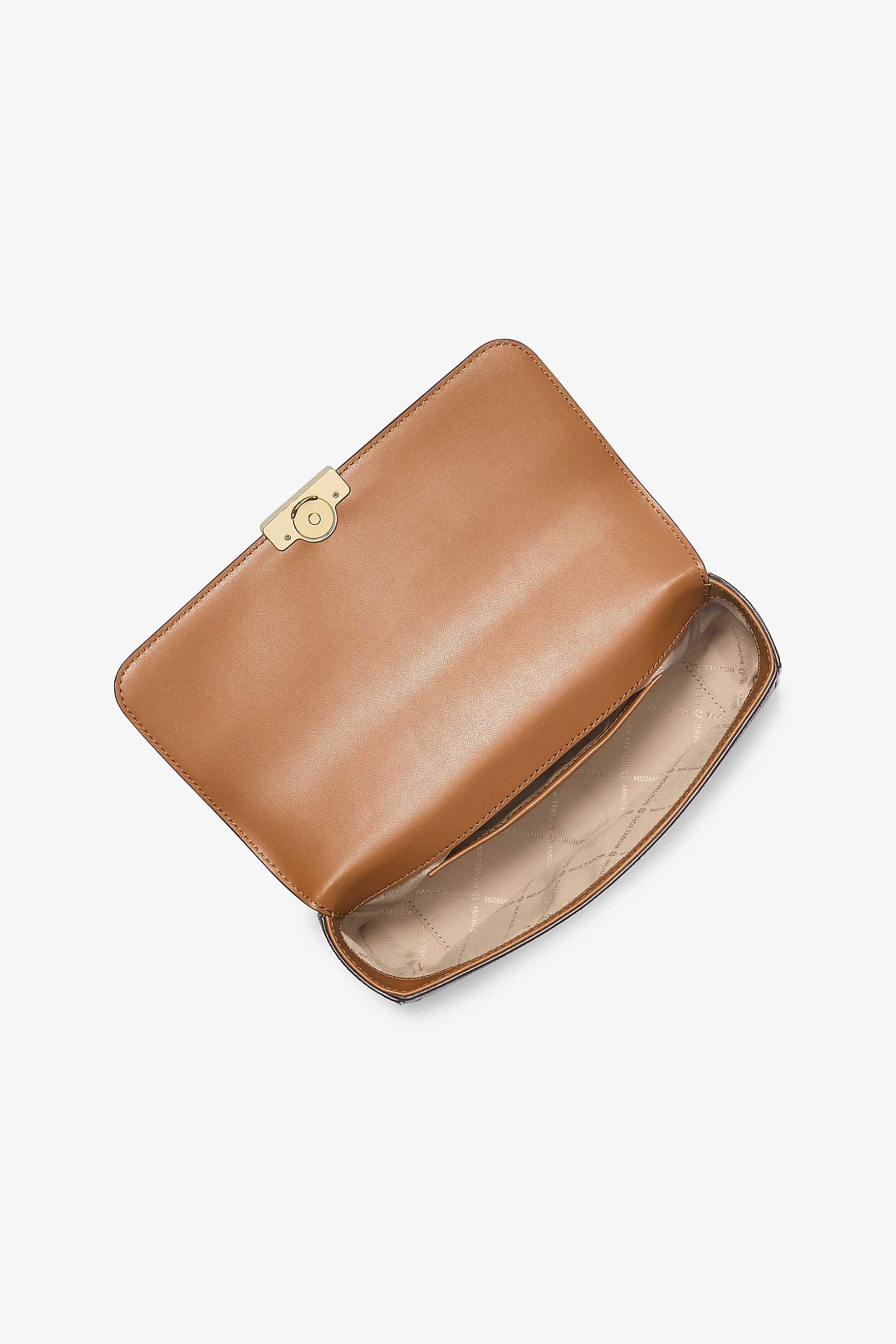 Michael Kors γυναικεία τσάντα ώμου με all-over monogram "Tribeca" - 30R5G2RL7B Κρέμ φωτογραφία
