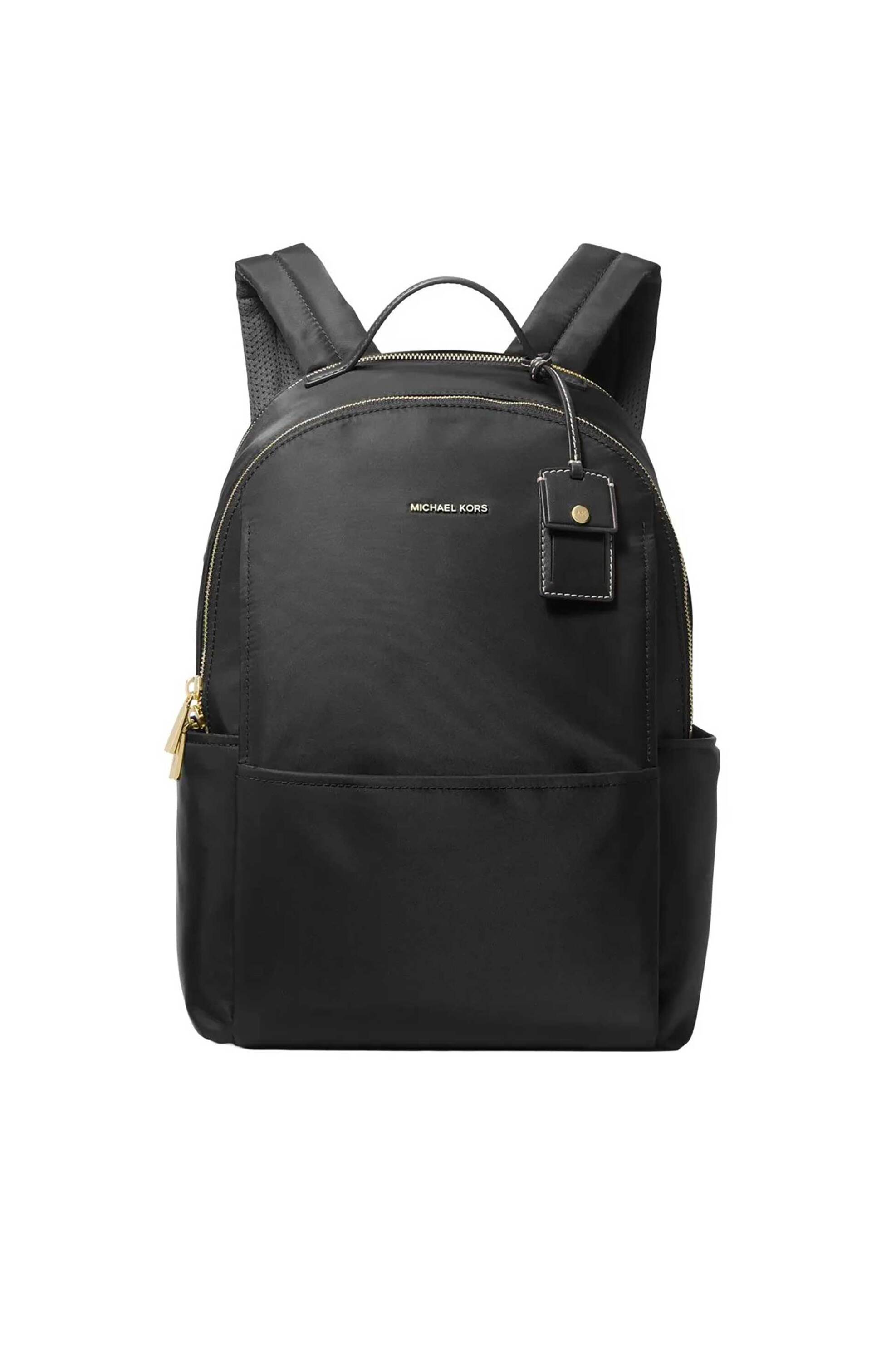 MICHAEL KORS Michael Kors γυναικείο backpack με μεταλλικό λογότυπο "Sable" - 30T5G3XB3C Μαύρο