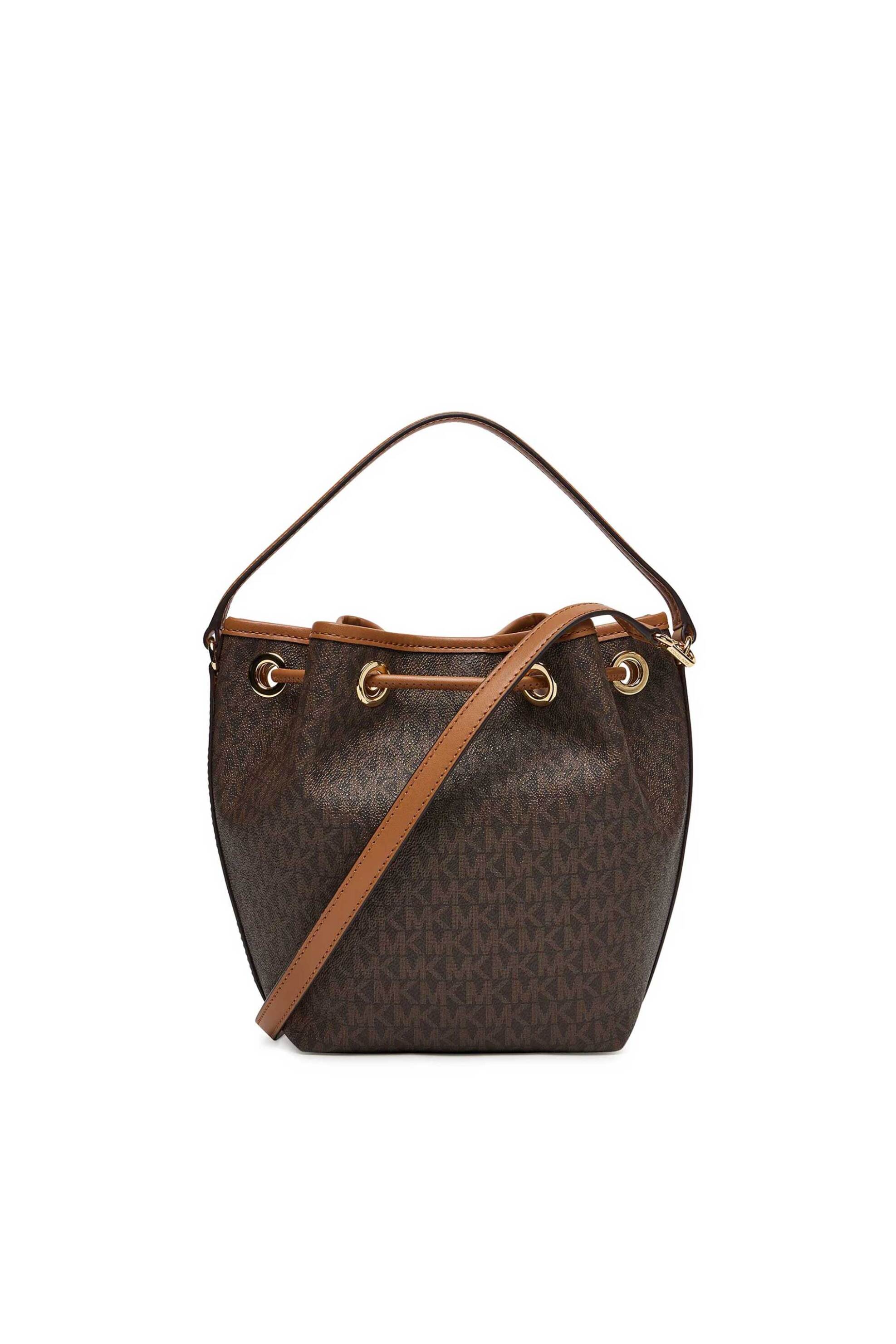 Michael Kors γυναικεία τσάντα bucket με all-over monogram "Avery" - 30F5GQ7M8B Καφέ φωτογραφία