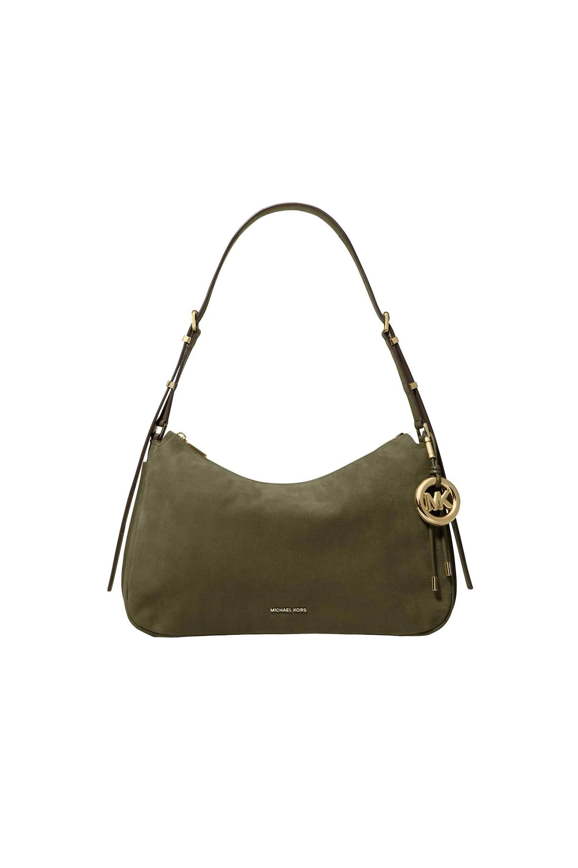 MICHAEL KORS Michael Kors γυναικεία nubuck τσάντα hobo "Nolita Medium" - 30F5GY5M2L Χακί