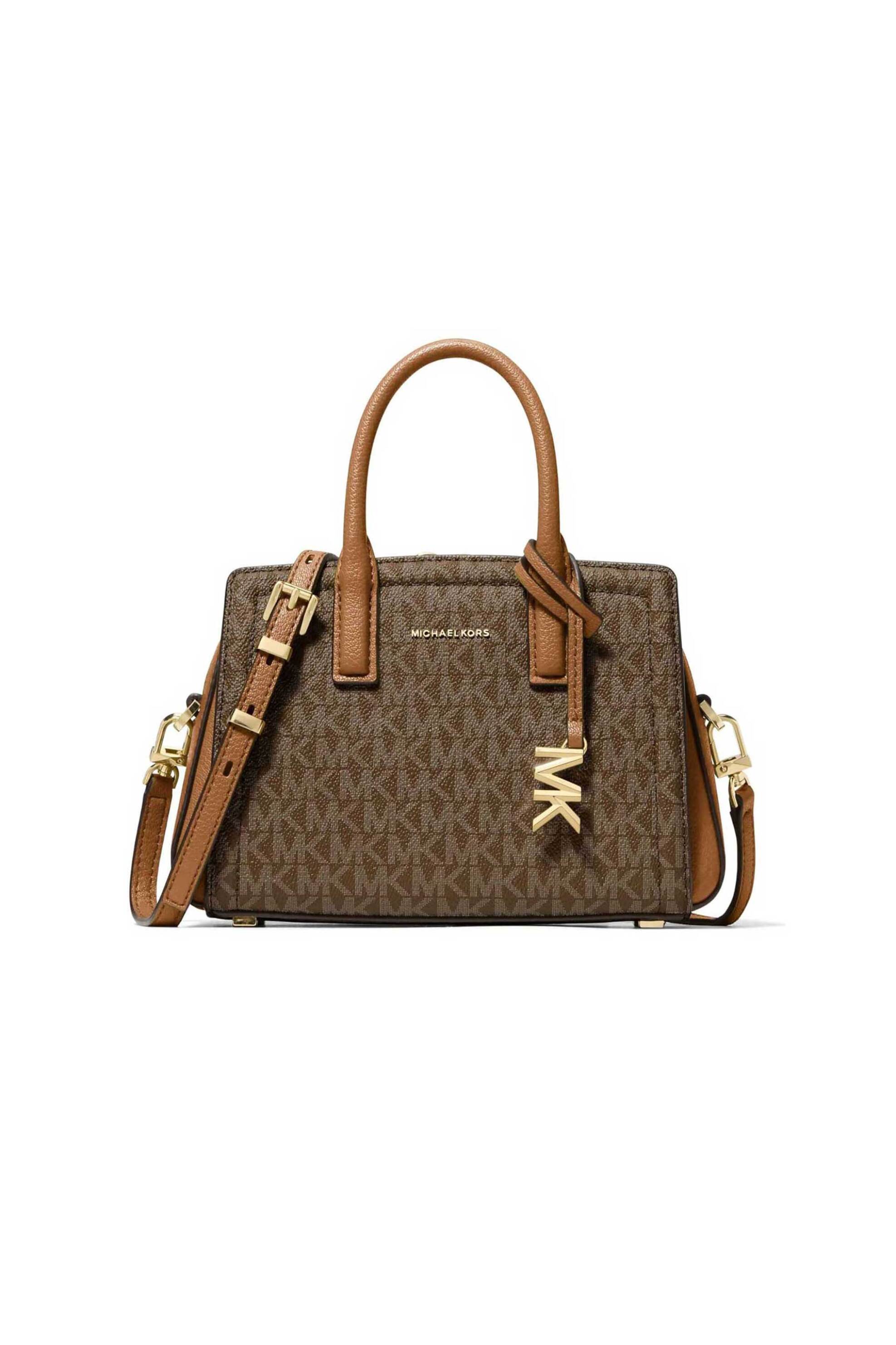 Michael Kors γυναικεία τσάντα crossbody με all-over monogram "Laila" - 32F5G9IC0B Καφέ