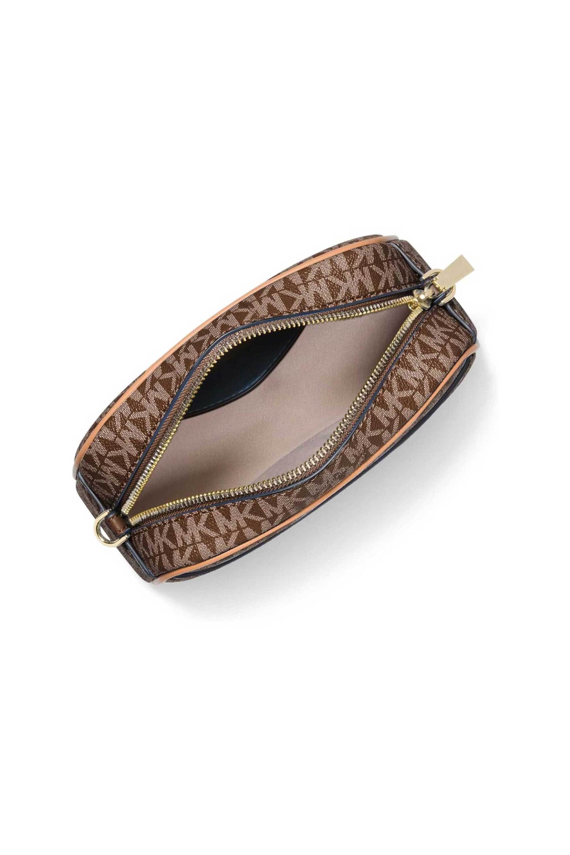 Michael Kors γυναικεία τσάντα crossbody με all-over monogram και μεταλλικό λογότυπο 