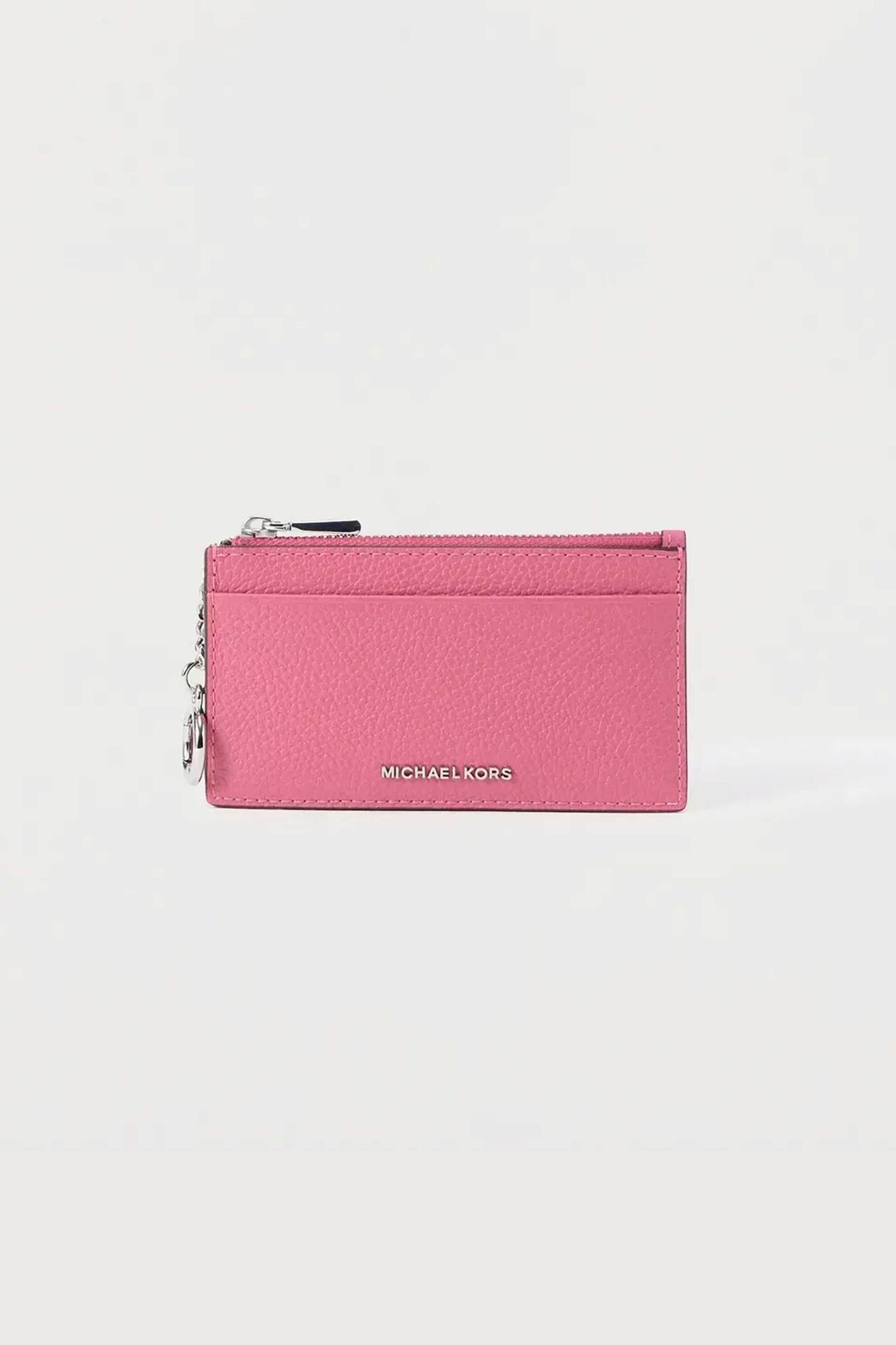 Michael Kors γυναικεία θήκη για κάρτες "Jet Set" - 32F5SJ6D8L Ροζ