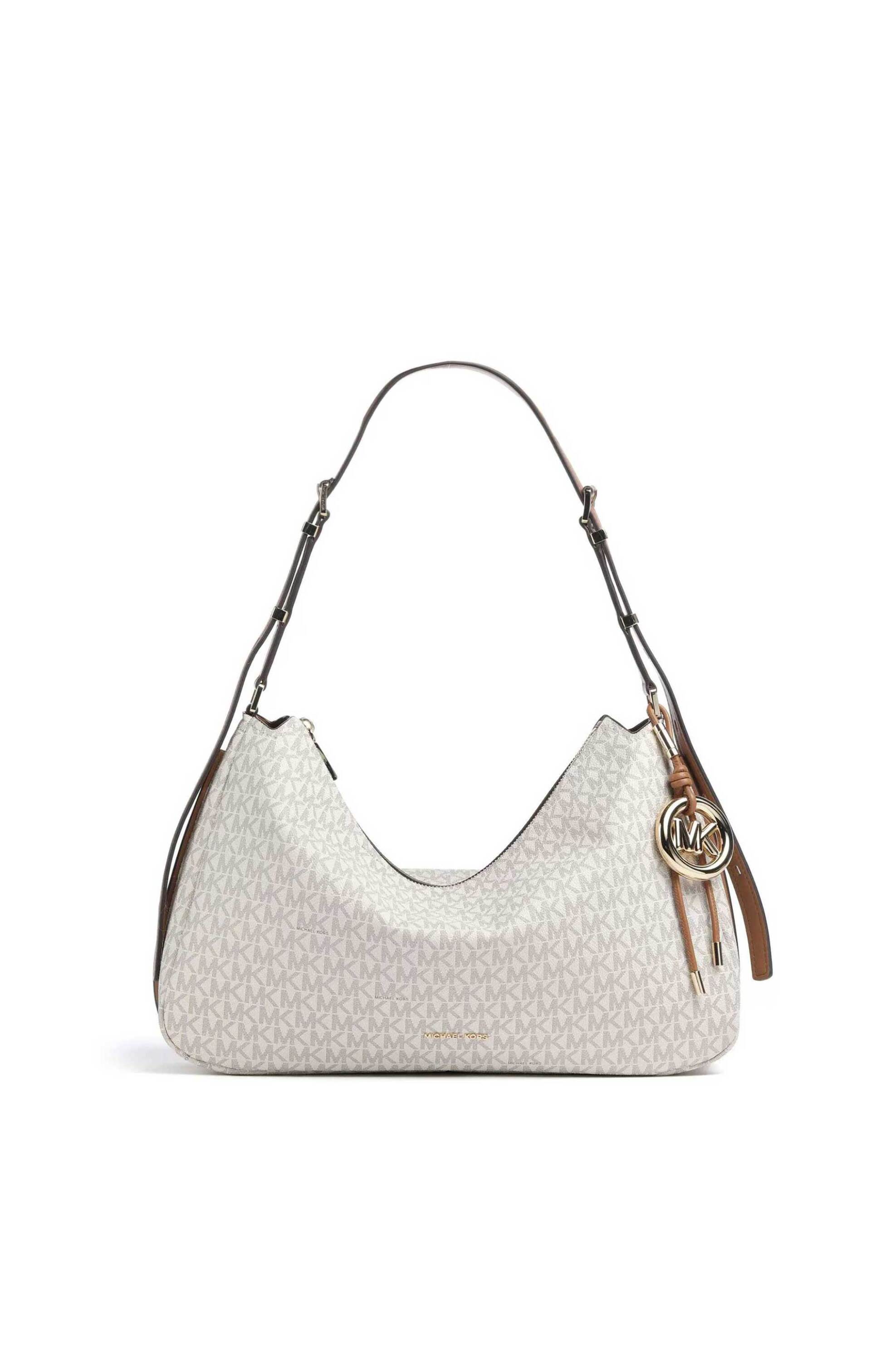 Michael Kors γυναικεία τσάντα hobo με all-over monogram "Nolita" - 30F5GY5M2B Εκρού