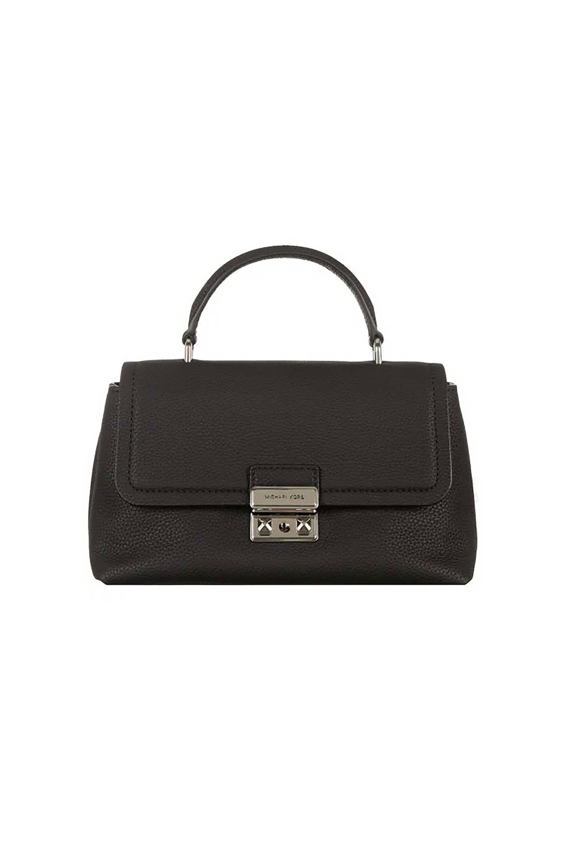 Michael Kors γυναικεία δερμάτινη τσάντα χειρός - 30R6G2RS2L Μαύρο