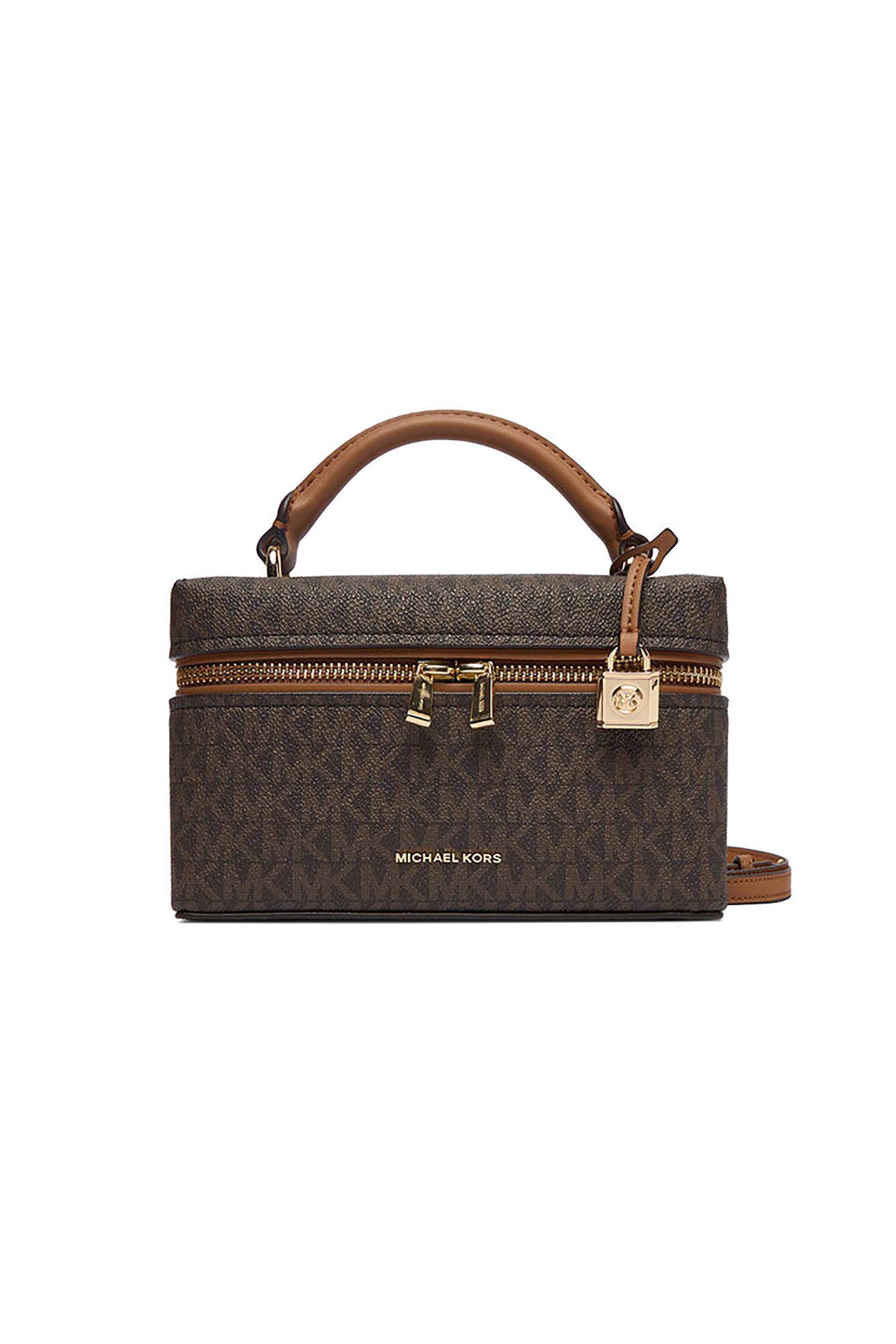 MICHAEL KORS Michael Kors γυναικεία τσάντα crossbody "Jana" - 32F5GQ1C0B Καφέ