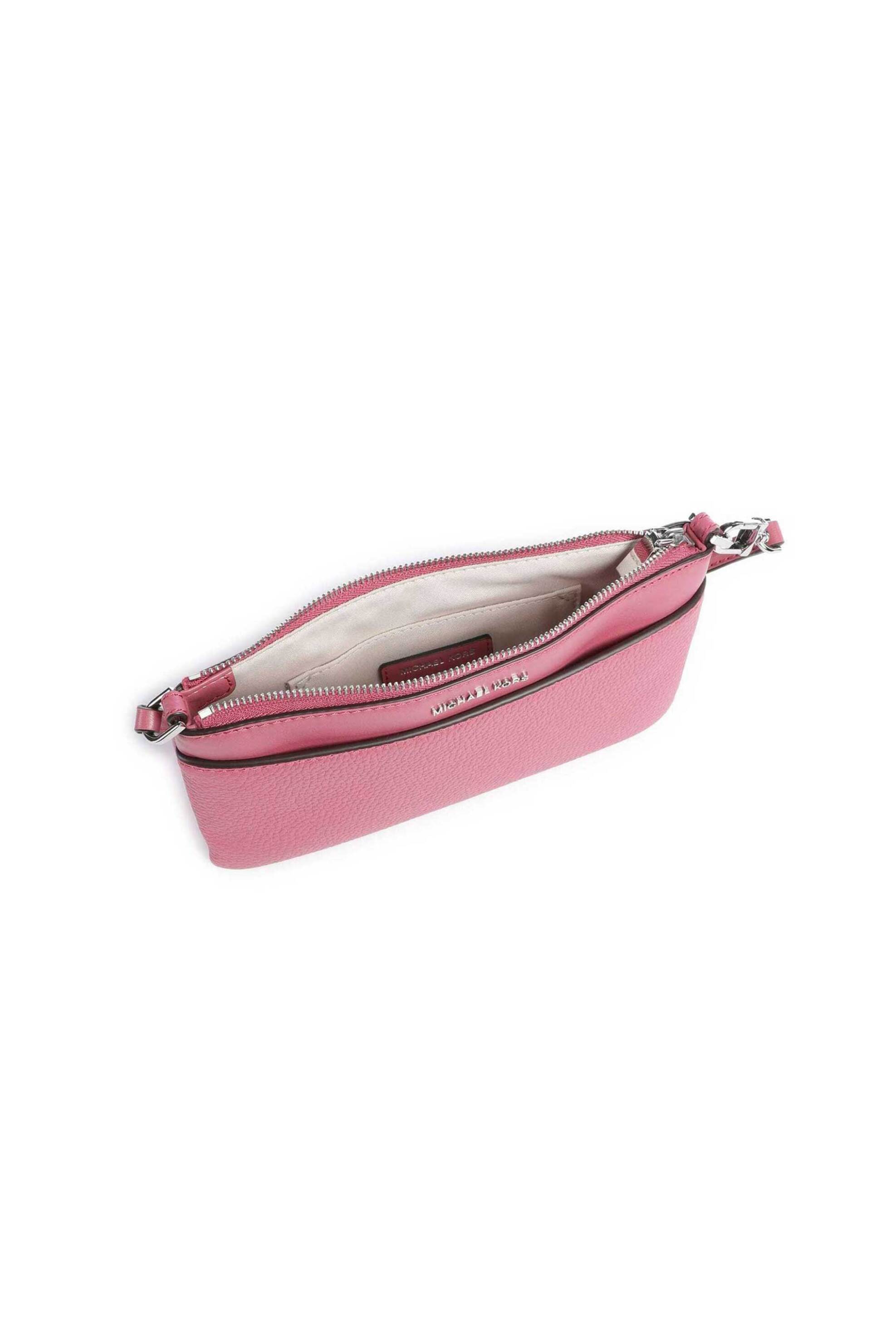 Michael Kors γυναικείο δερμάτινο mini bag "Jet Set" - 32F5SJ6F6L Ροζ φωτογραφία