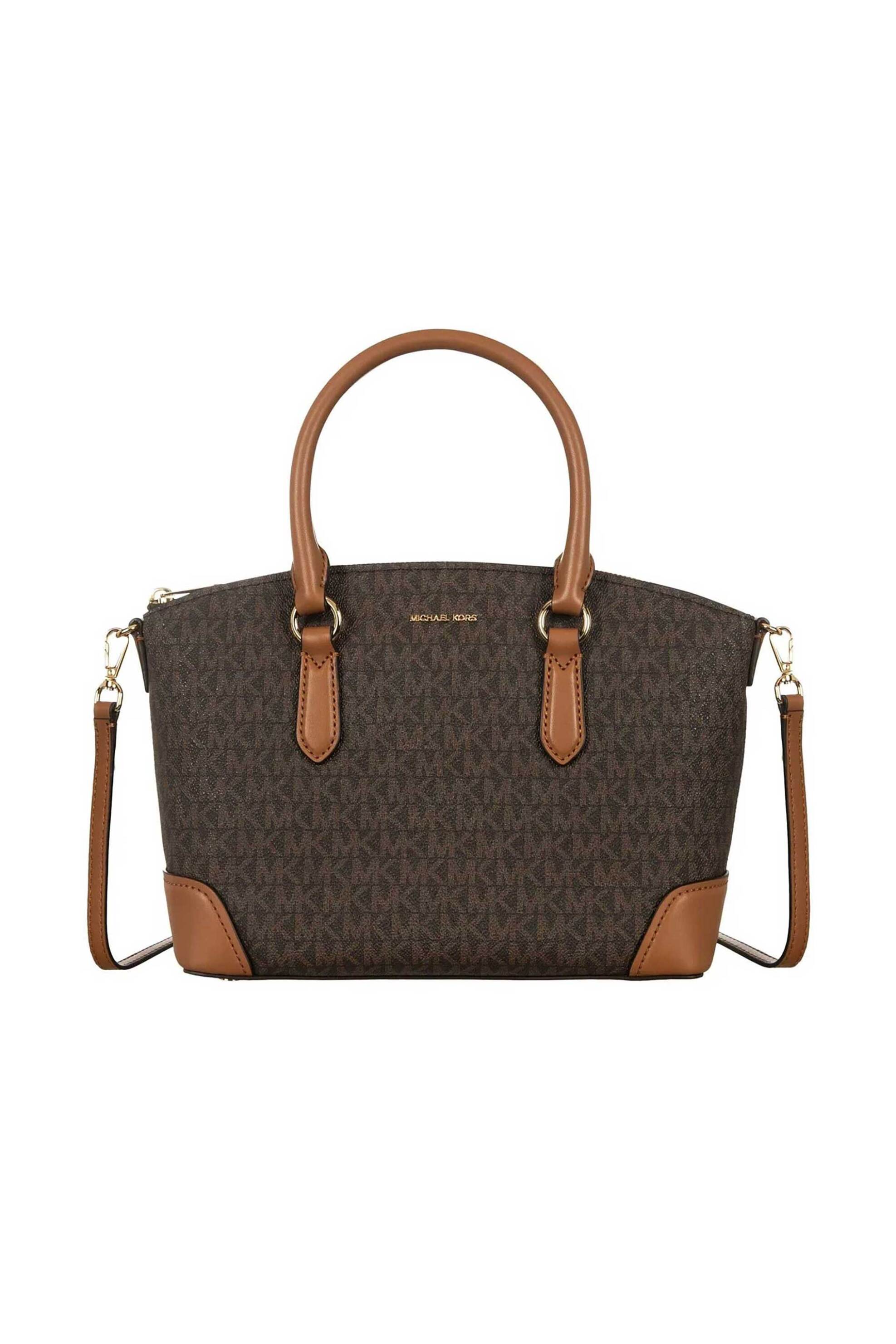 Michael Kors γυναικεία τσάντα χειρός "Murphy Medium" - 30R6G1WS8B Καφέ Σκούρο