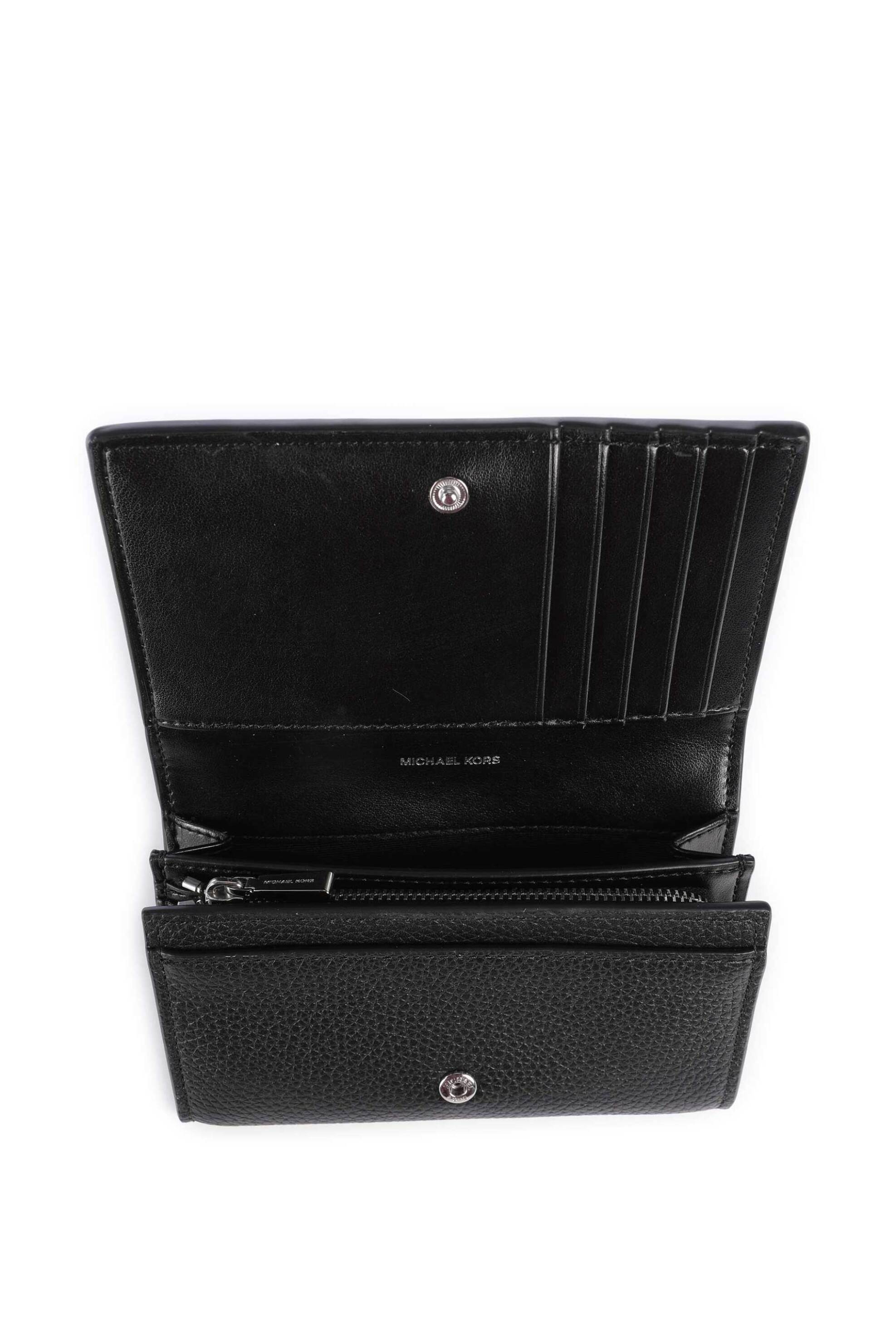 MICHAEL KORS Michael Kors γυναικείο δερμάτινο πορτοφόλι "Jet Set Large" - 32R6SJ6D3L Μαύρο - 3