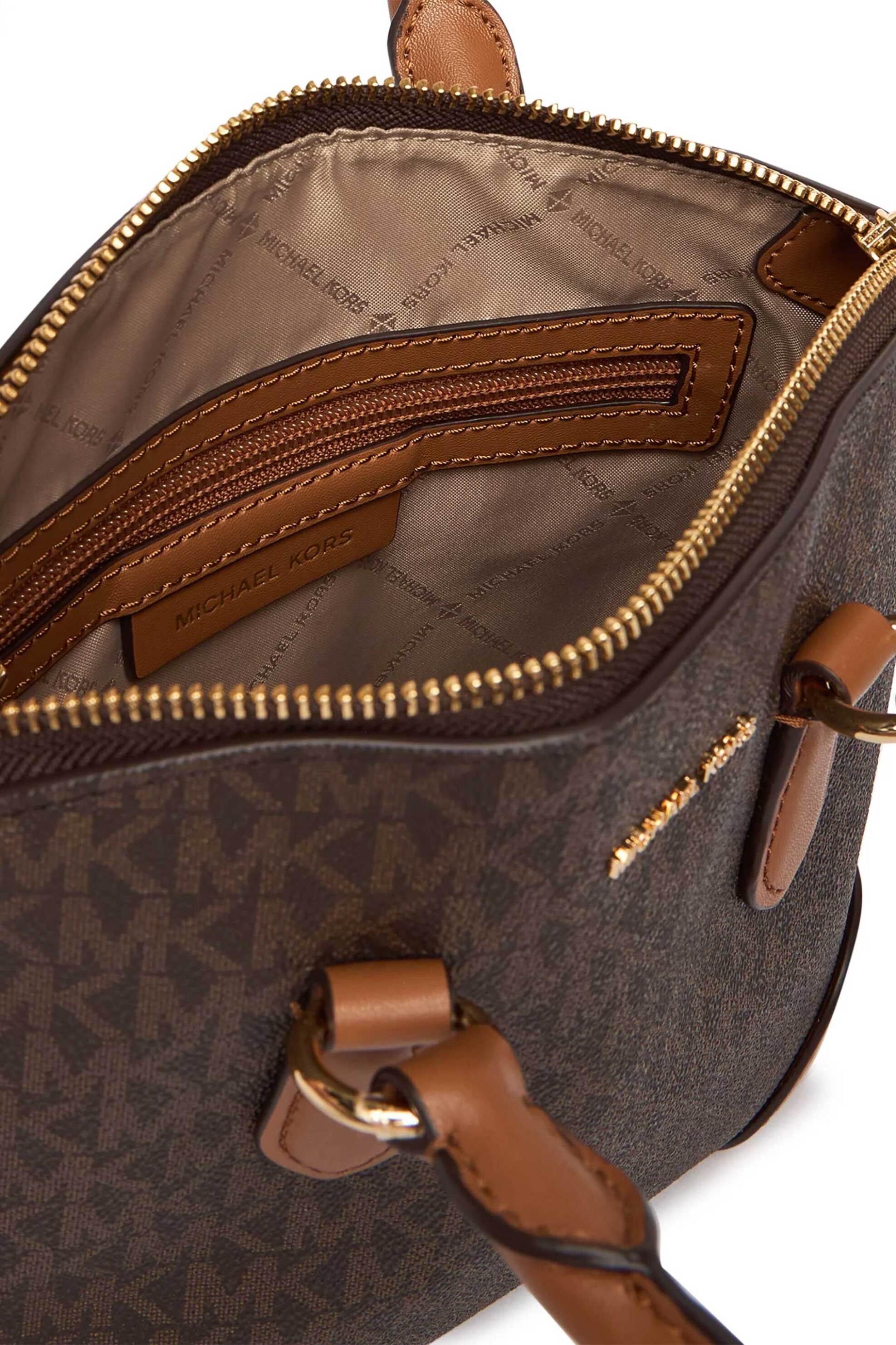 MICHAEL KORS Michael Kors γυναικεία τσάντα χειρός/crossbody "Murphy Small" - 30R6G1WM5B Καφέ Σκούρο - 3