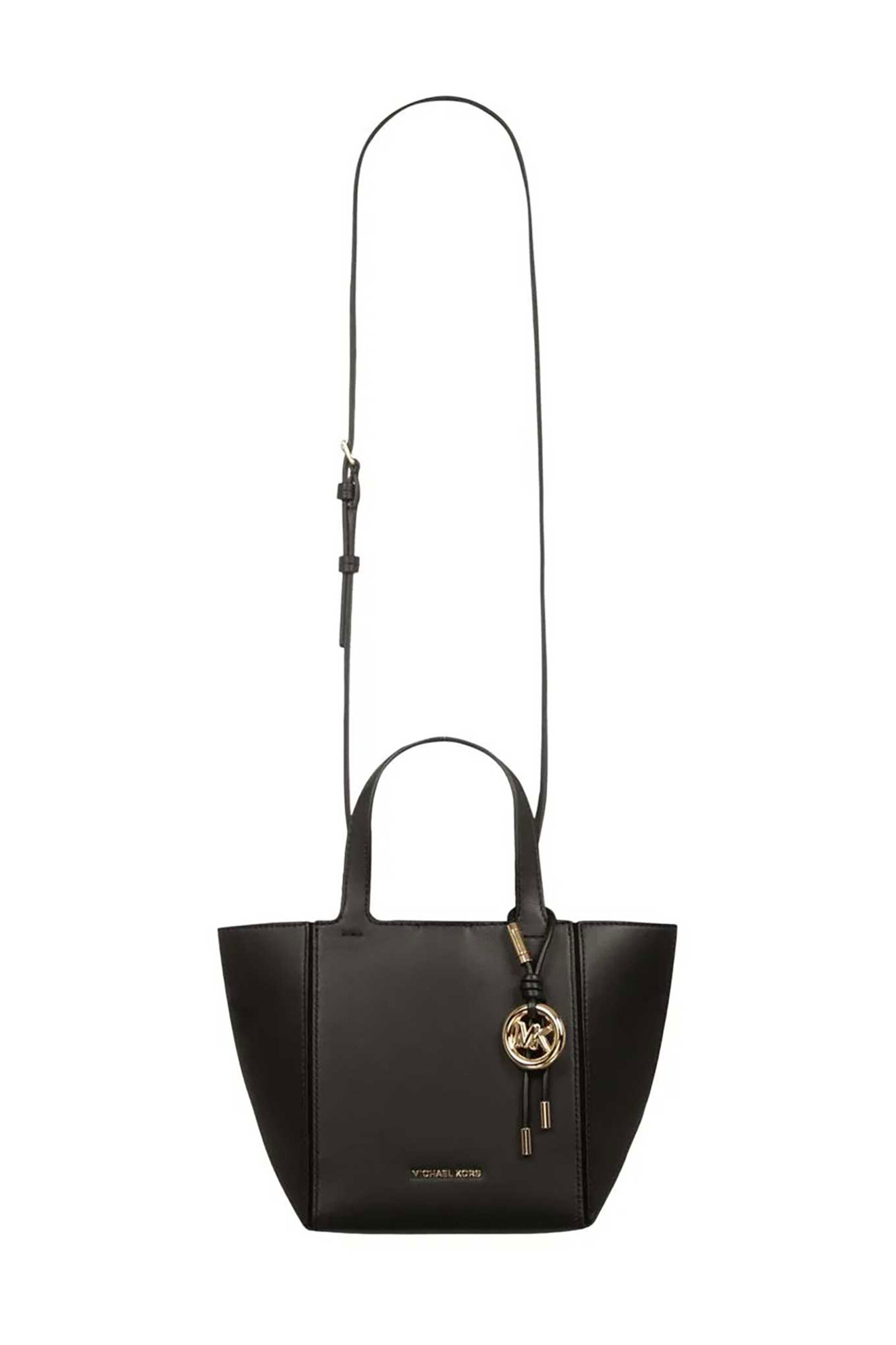 MICHAEL KORS Michael Kors γυναικεία δερμάτινη τσάντα tote "Jordi Small" - 30R6G9JT9L Μαύρο - 3