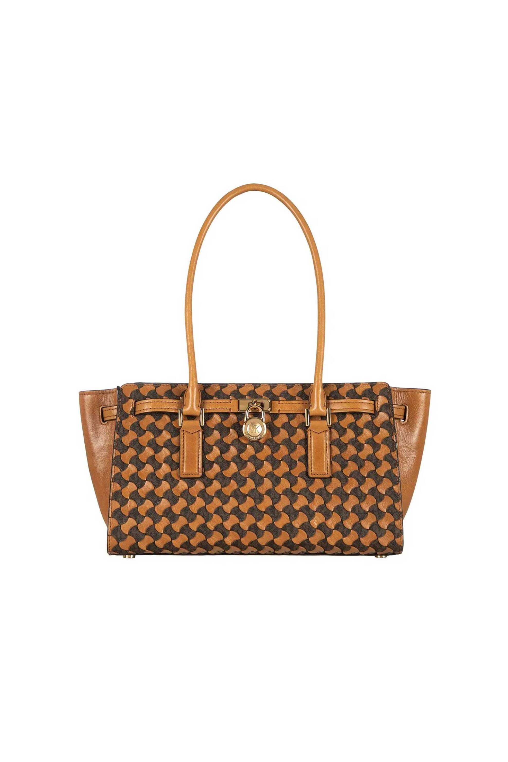 Michael Kors γυναικεία δερμάτινη τσάντα tote "Hamilton Moderne Small" - 30R6GNXT0T Ταμπά