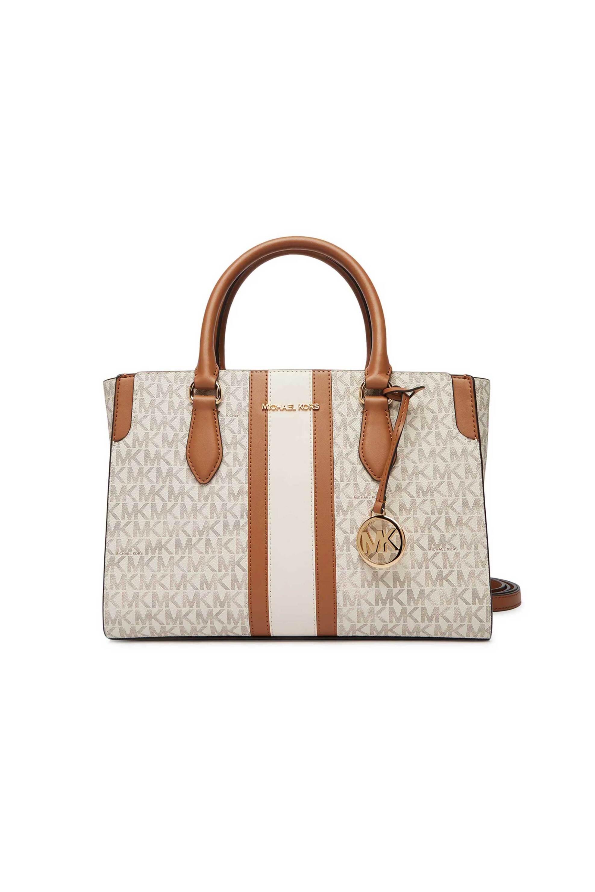 Michael Kors γυναικεία τσάντα χειρός "Becca Medium" - 30R6GQ6S2B Εκρού