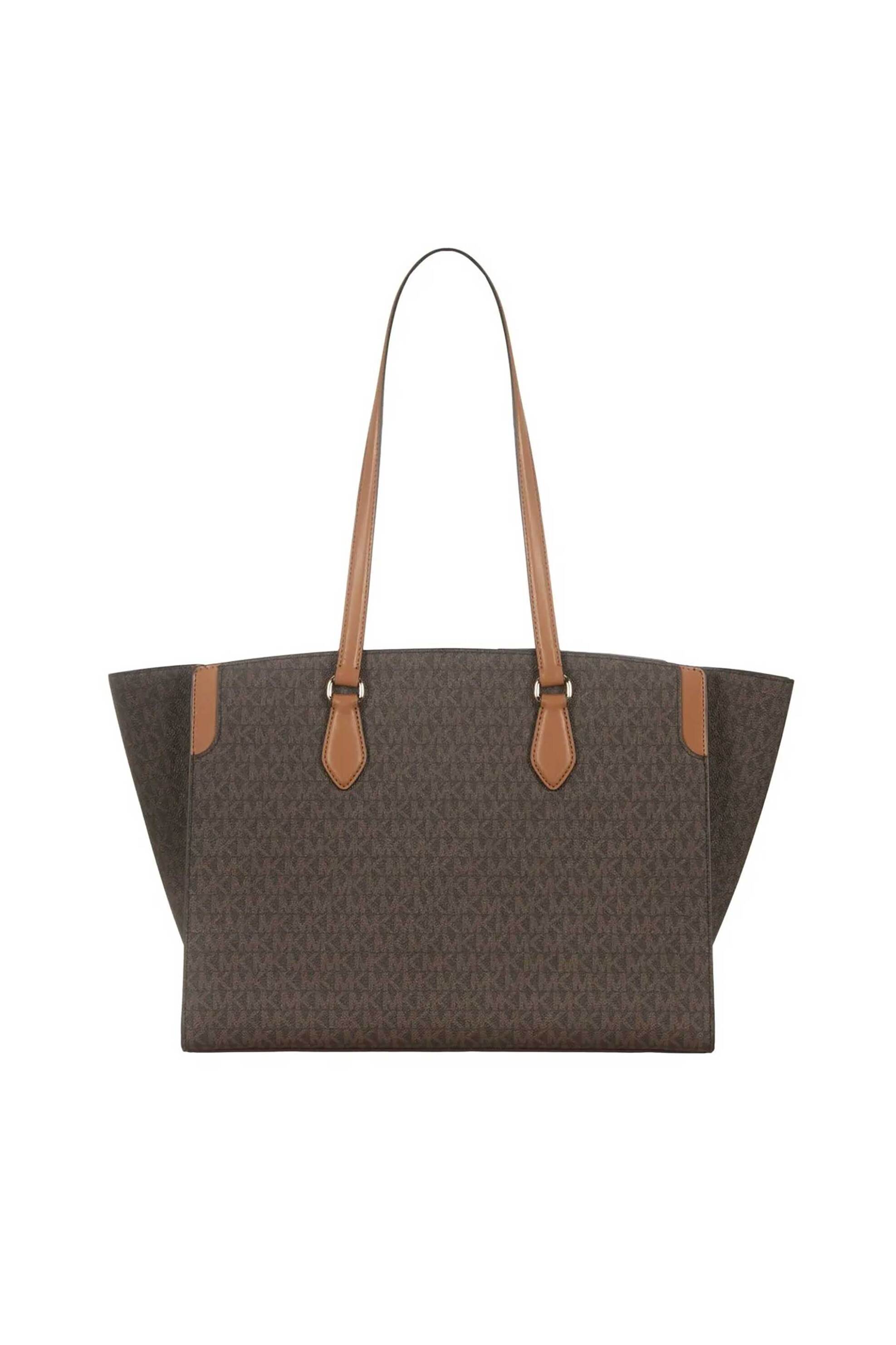 MICHAEL KORS Michael Kors γυναικεία τσάντα tote "Becca Large" - 30R6GQ6T7B Καφέ Σκούρο - 3