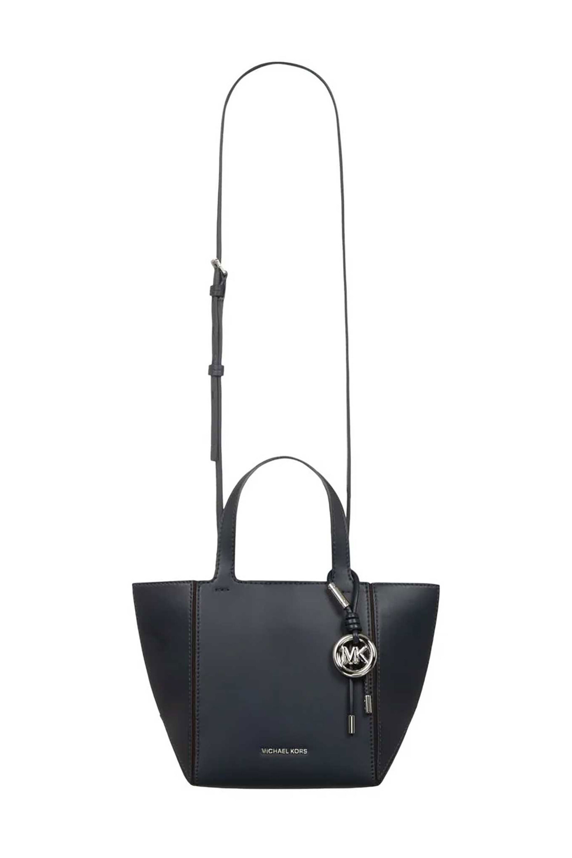 MICHAEL KORS Michael Kors γυναικεία δερμάτινη τσάντα tote "Jordi Small" - 30R6S9JT9L Μπλε Σκούρο - 3