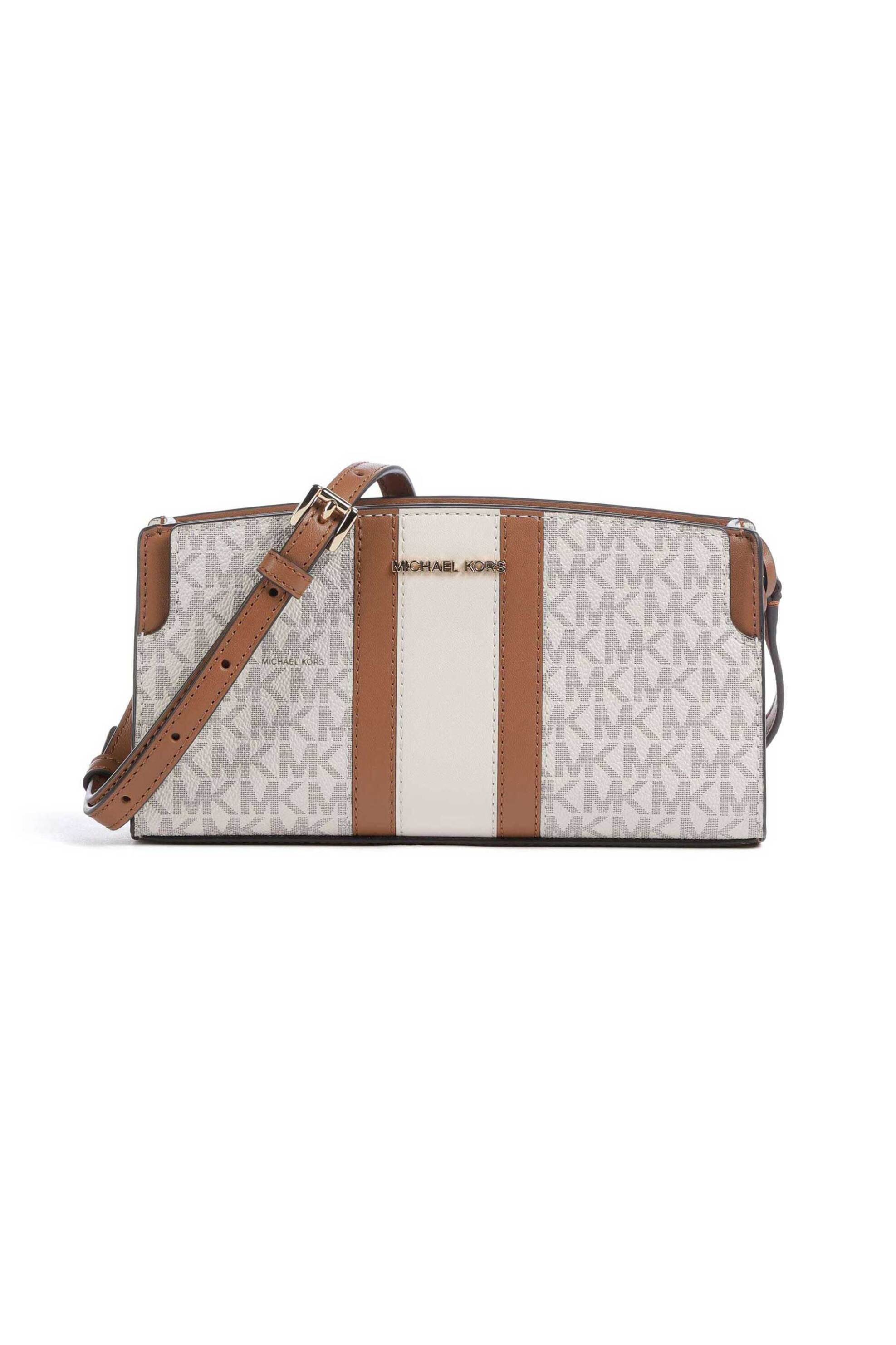 MICHAEL KORS Michael Kors γυναικεία τσάντα crossbody "Becca Small" - 32R6GQ6C1B Εκρού