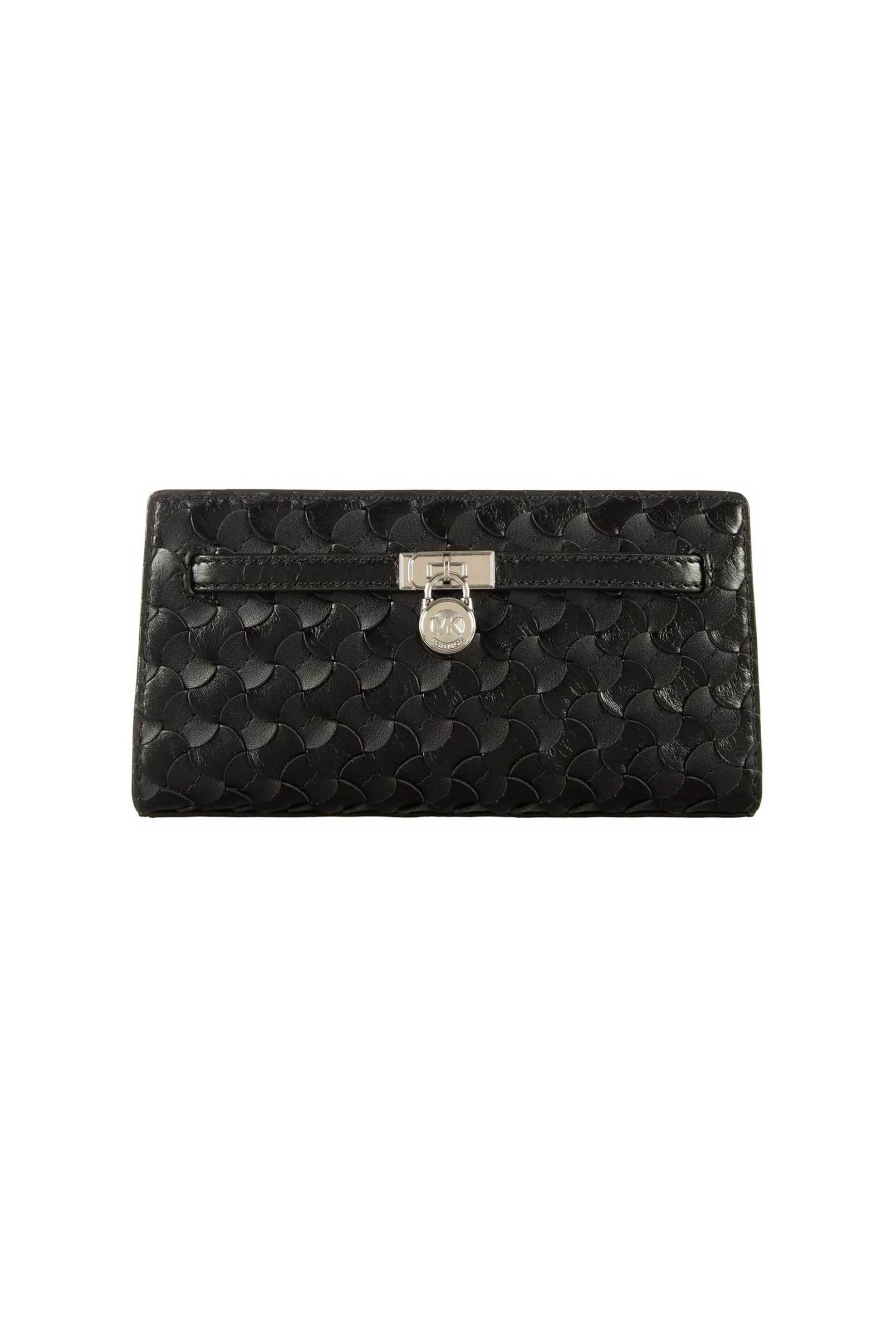 MICHAEL KORS Michael Kors γυναικεία δερμάτινη τσάντα crossbody "Hamilton Moderne XS" - 32R6SNXC0L Μαύρο