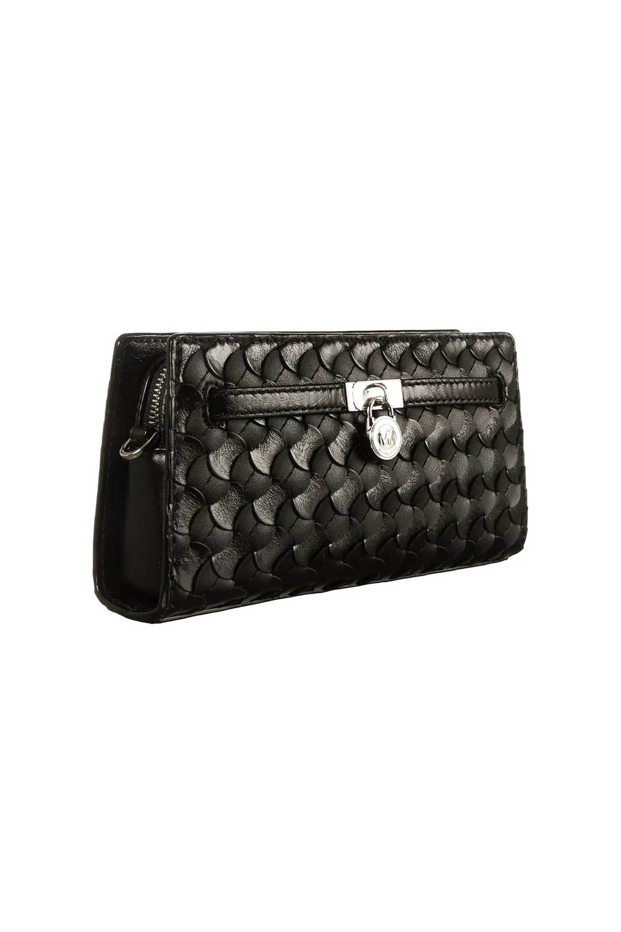 MICHAEL KORS Michael Kors γυναικεία δερμάτινη τσάντα crossbody "Hamilton Moderne XS" - 32R6SNXC0L Μαύρο - 2